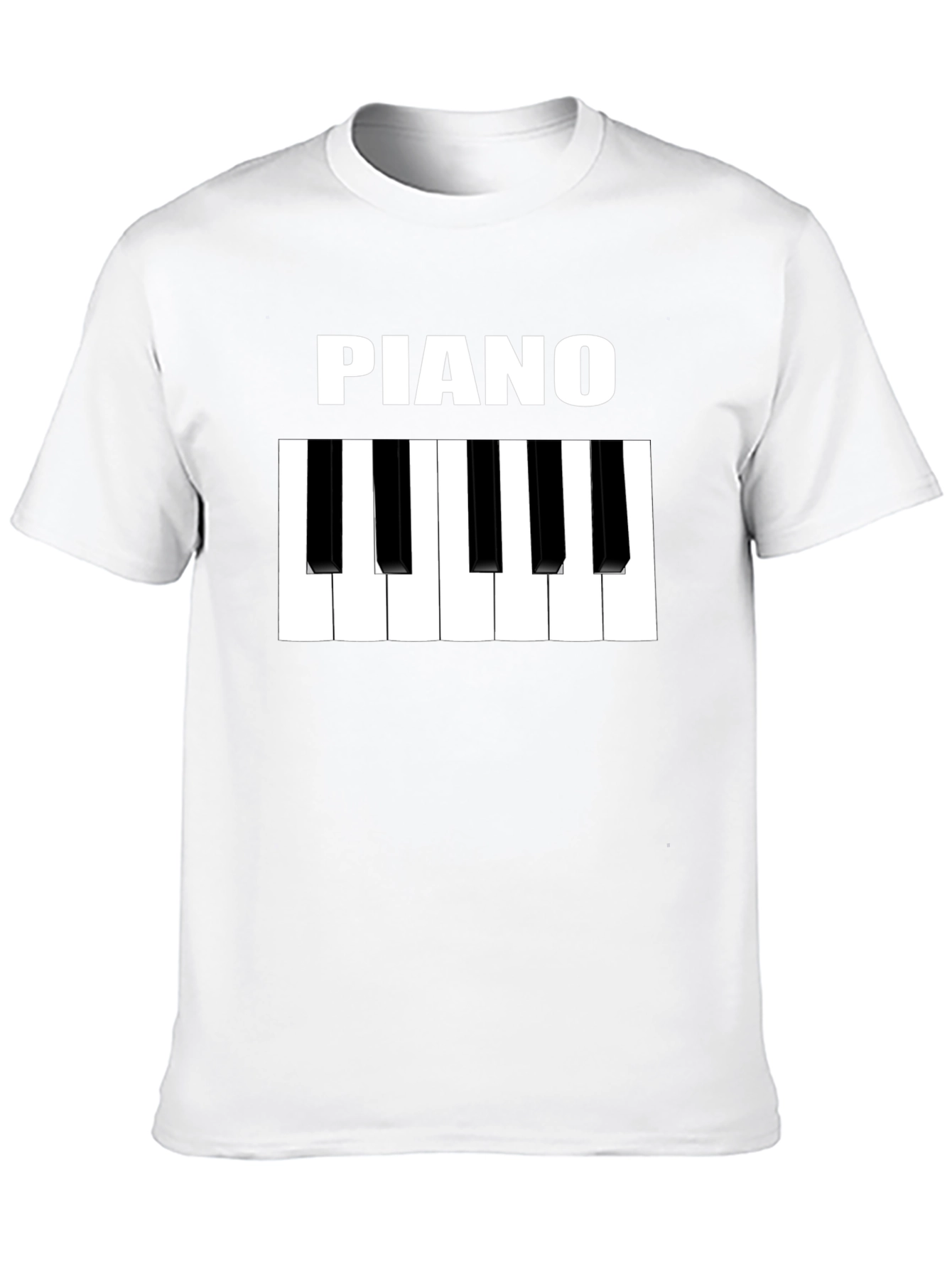 Piano Keys Graphic T-Shirt - Music Lover Tee