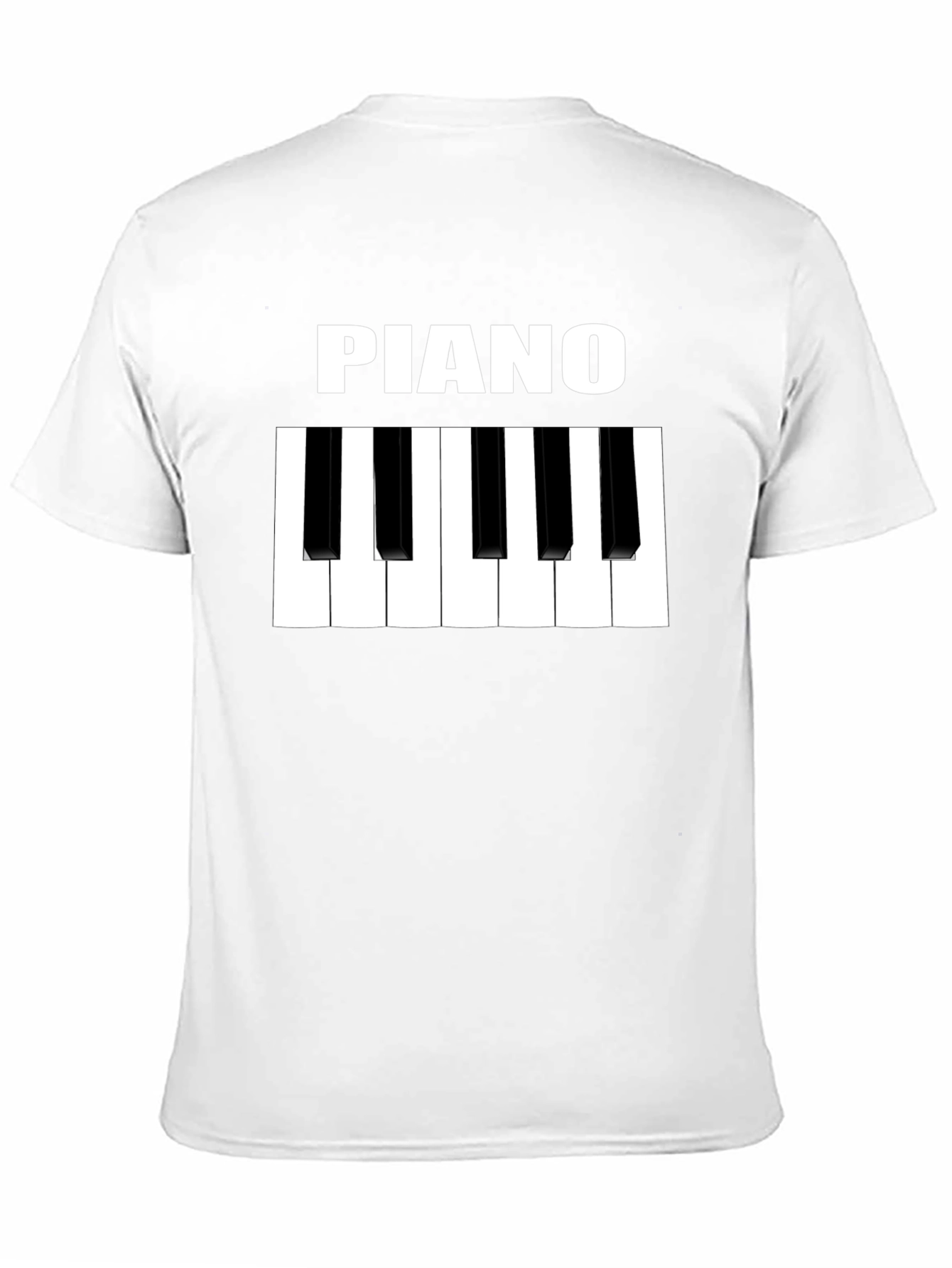 Piano Keys Graphic T-Shirt - Music Lover Tee