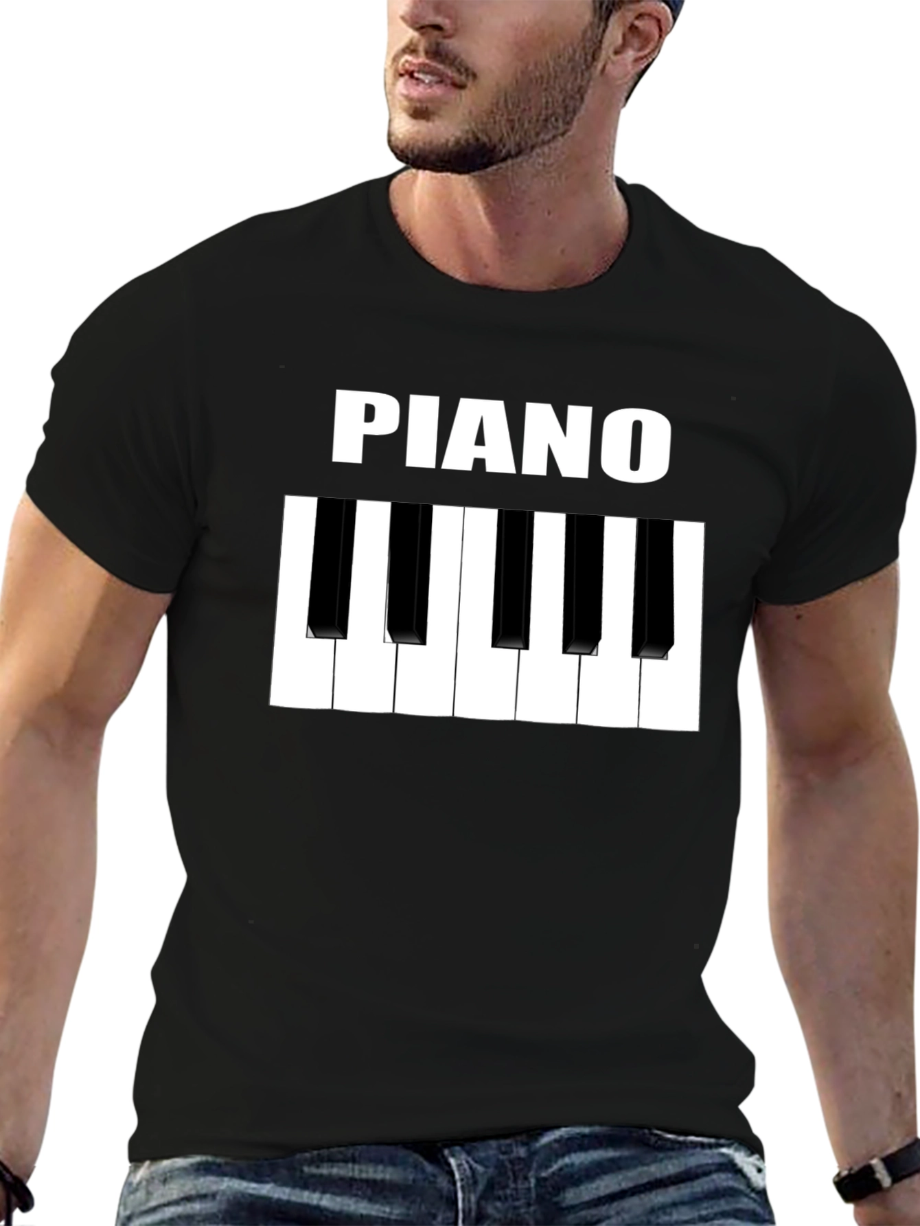 Piano Keys Graphic T-Shirt - Music Lover Tee