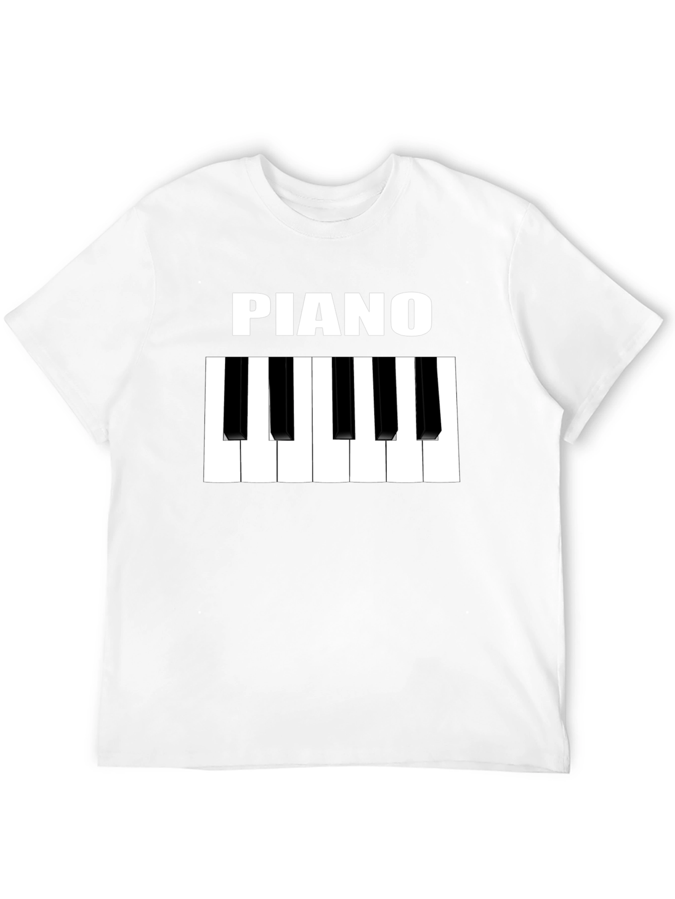 Piano Keys Graphic T-Shirt - Music Lover Tee