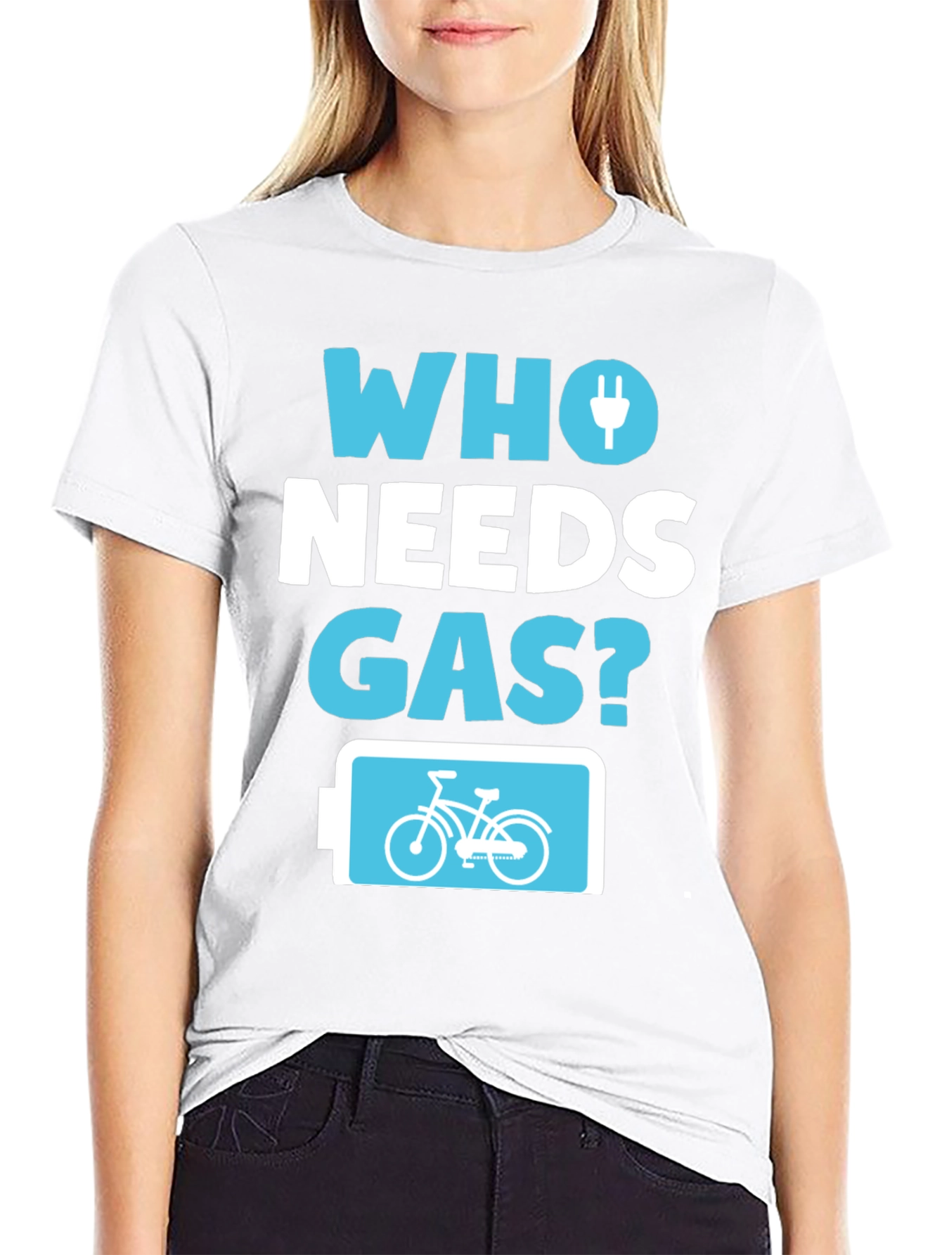 Who Needs Gas? Electric Bike T-Shirt