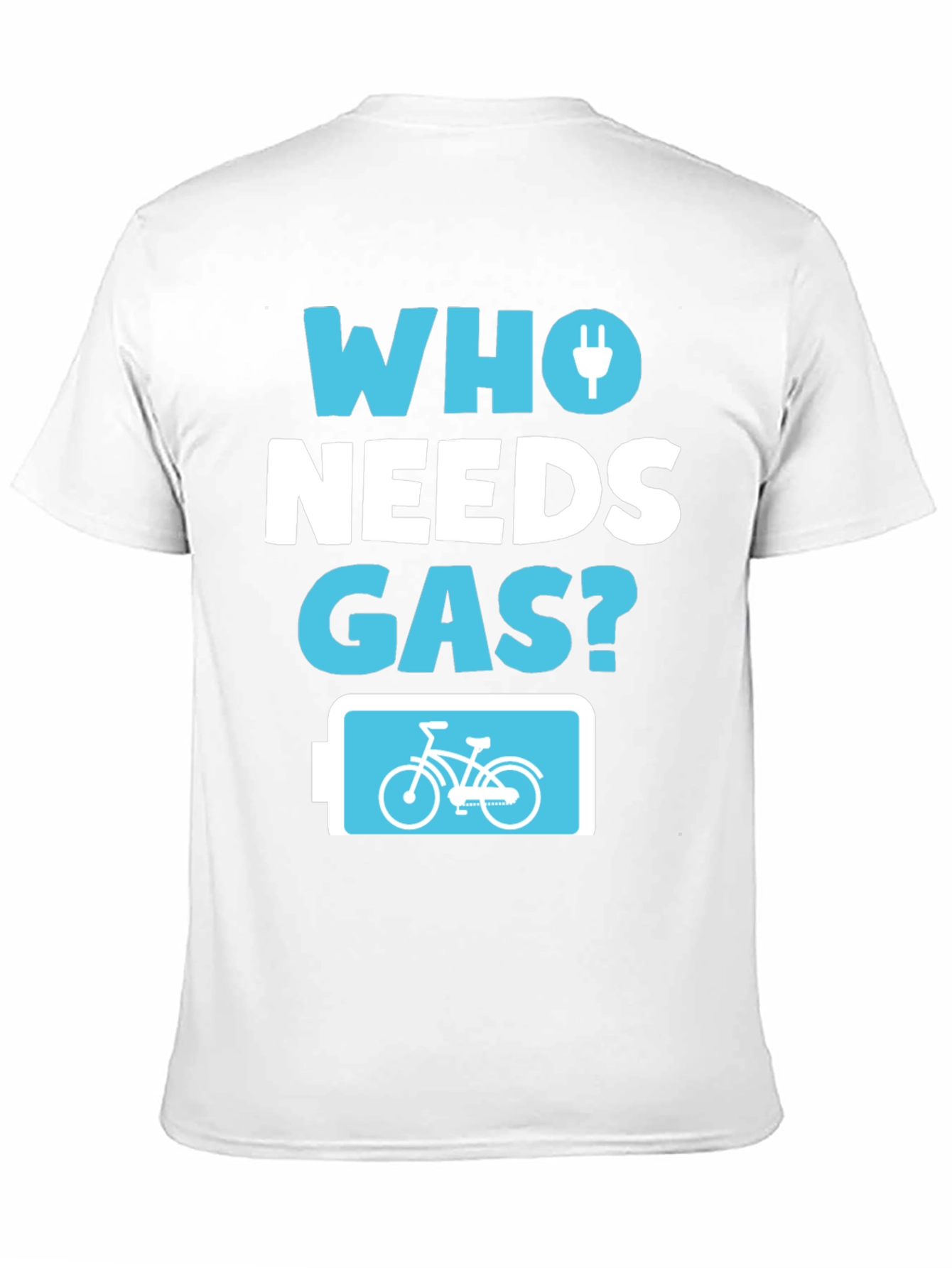 Who Needs Gas? Electric Bike T-Shirt