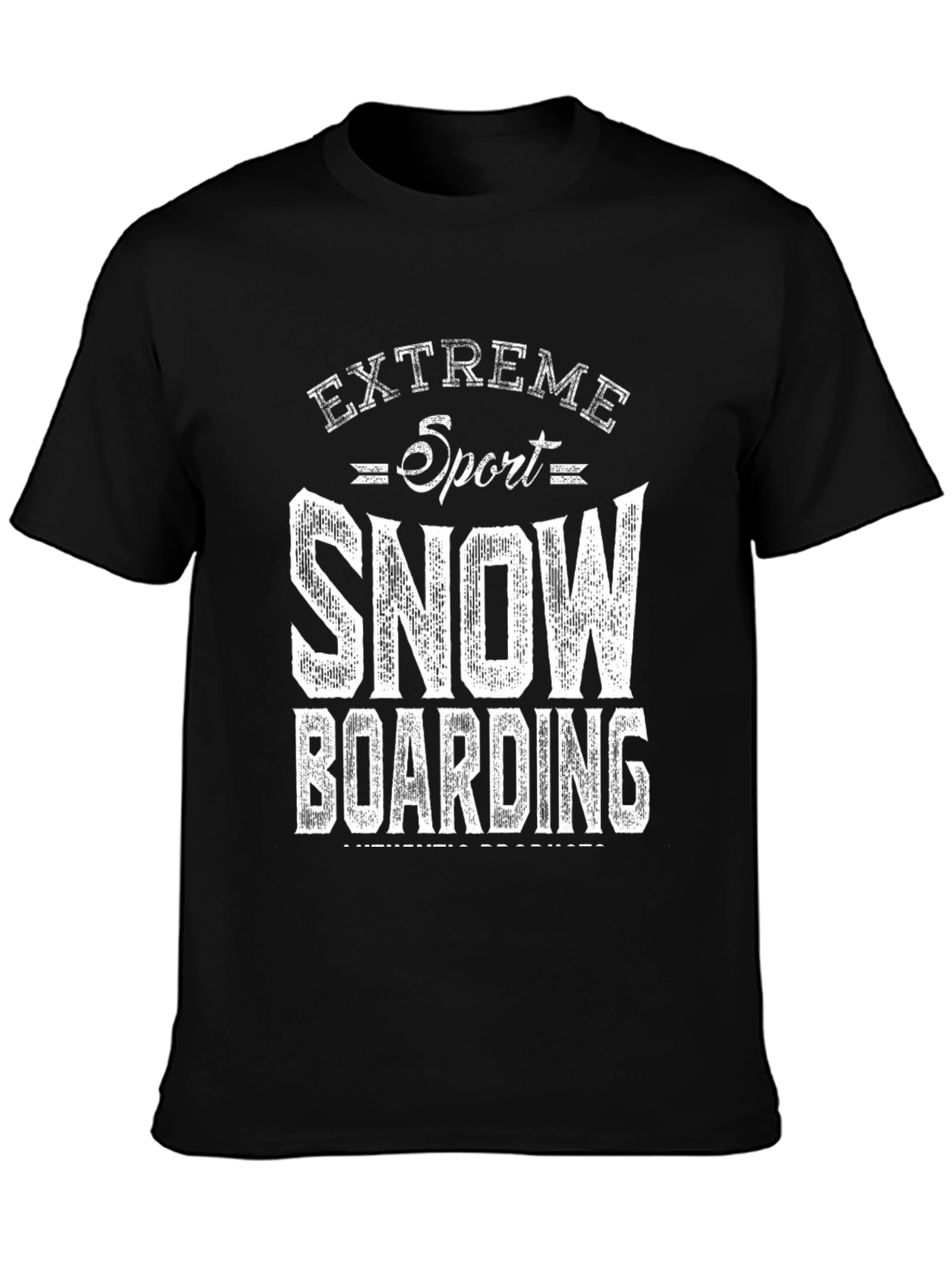 Extreme Sport Snowboarding Graphic T-Shirt