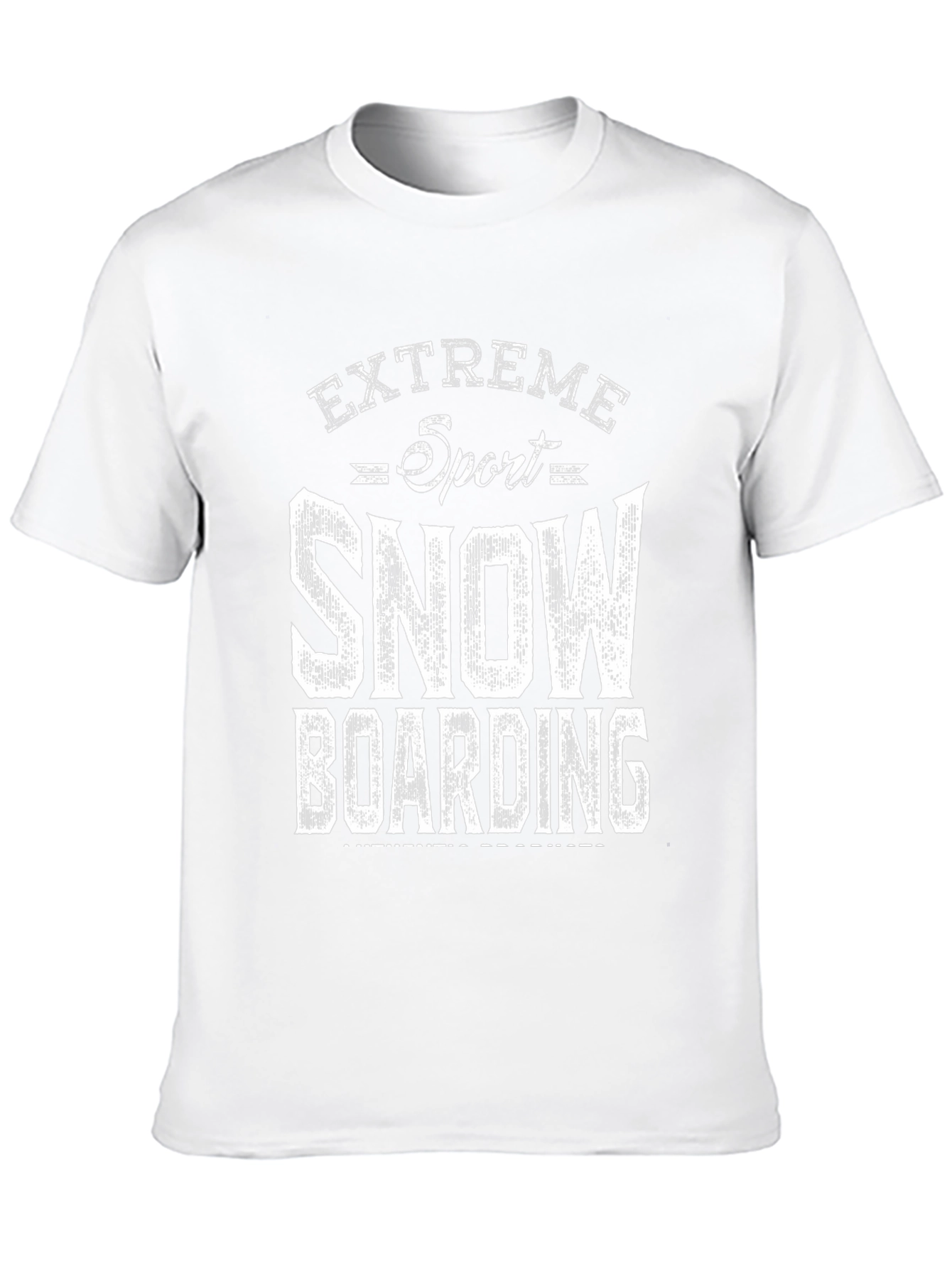 Extreme Sport Snowboarding Graphic T-Shirt