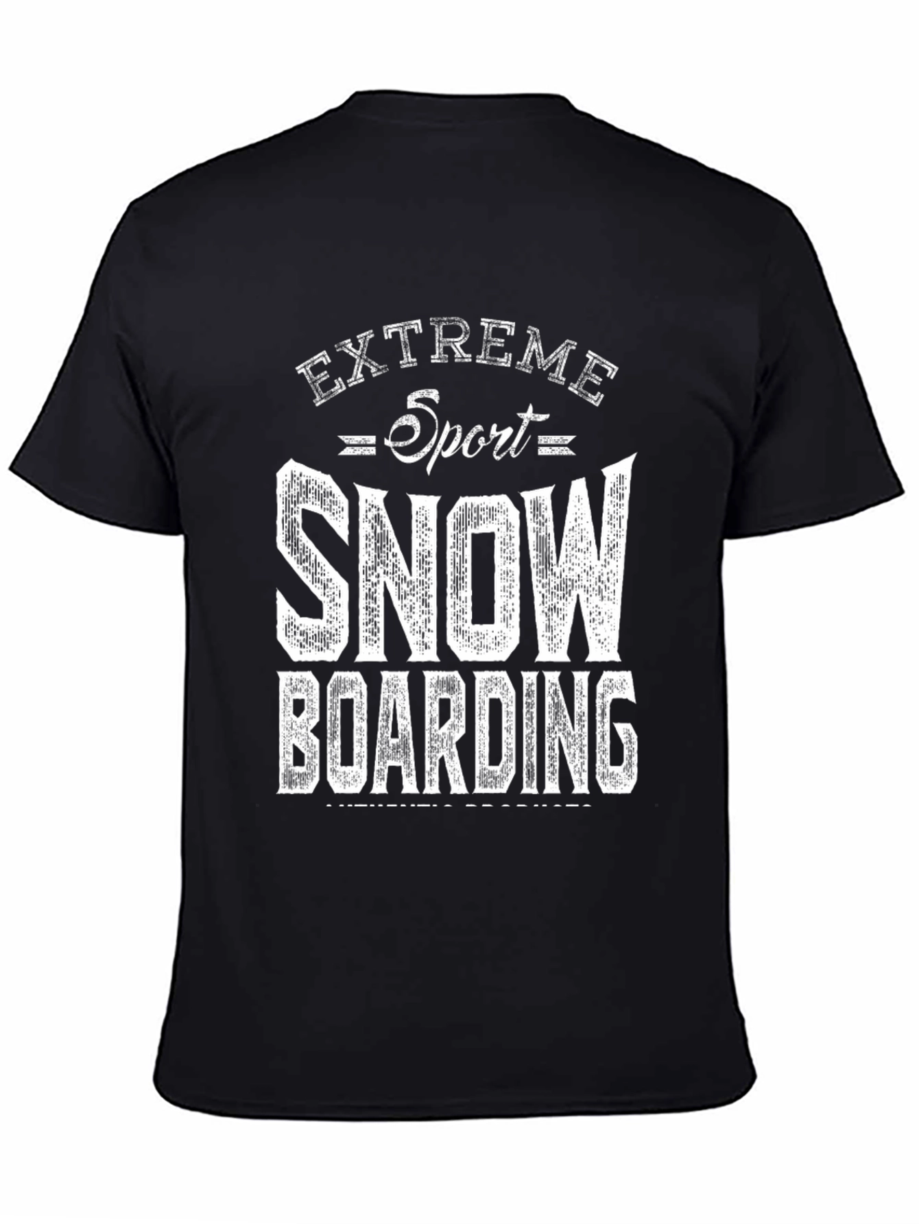 Extreme Sport Snowboarding Graphic T-Shirt