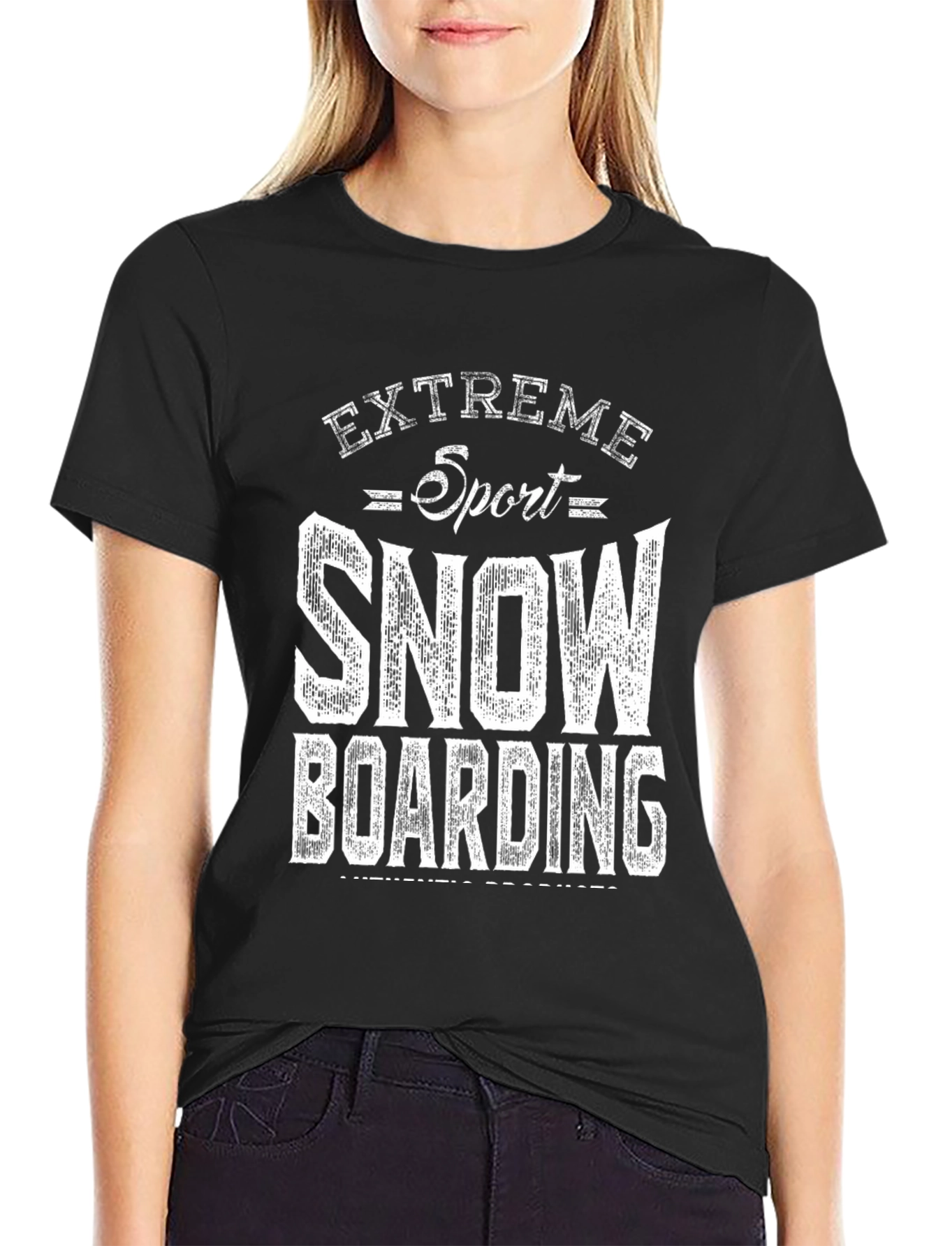 Extreme Sport Snowboarding Graphic T-Shirt