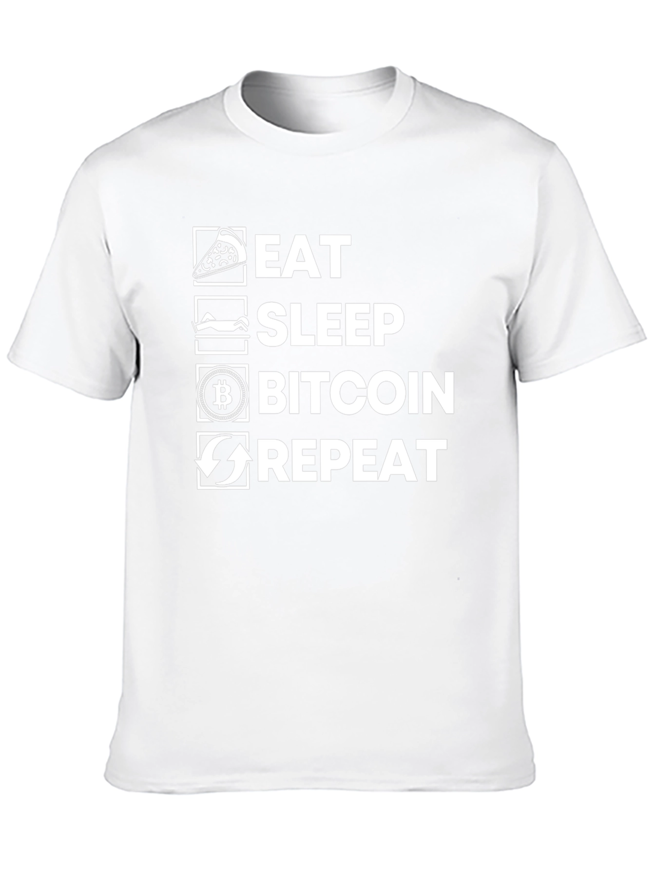 Eat Sleep Bitcoin Repeat T-Shirt
