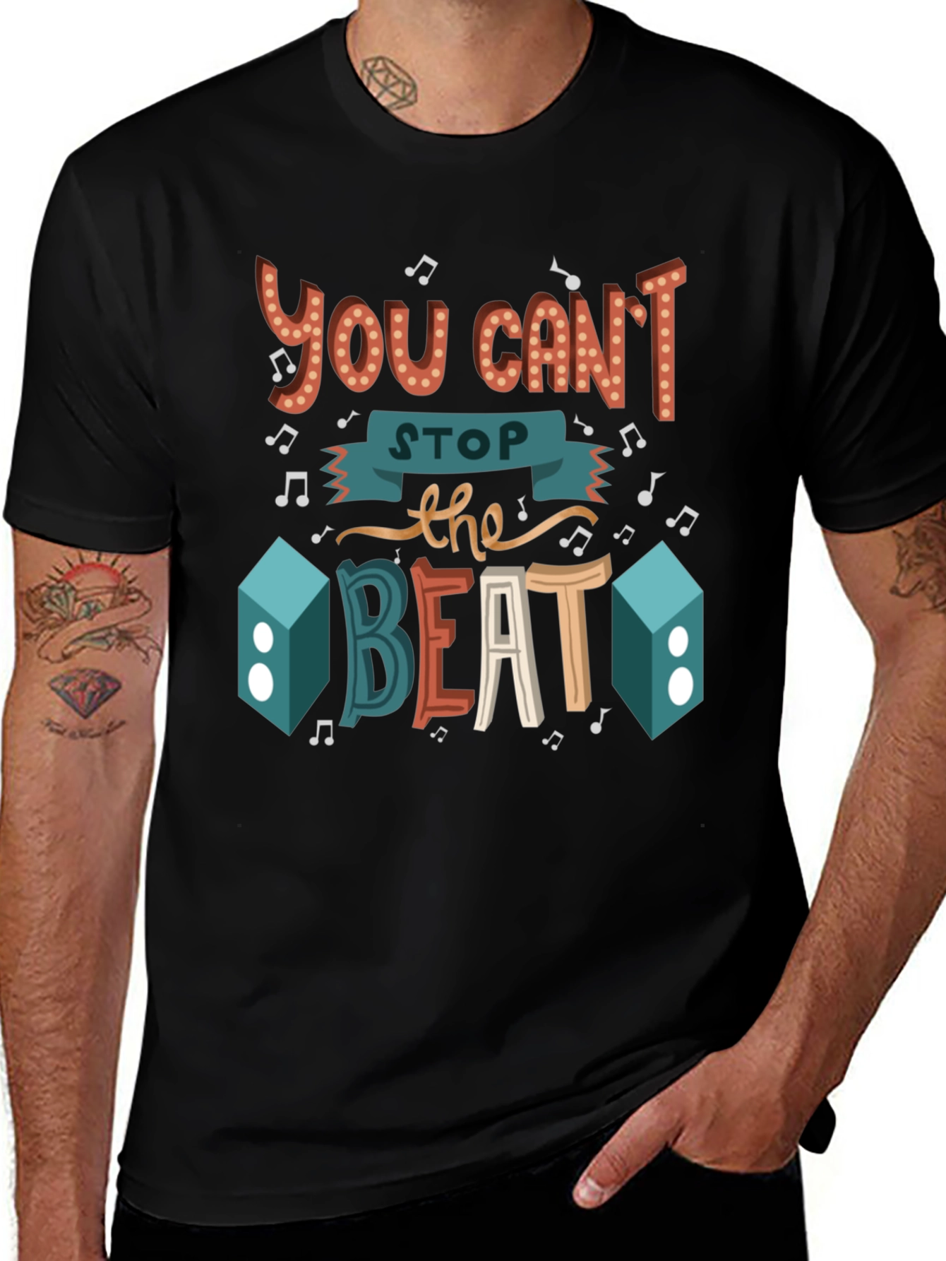 You Cant Stop the Beat Graphic T-Shirt