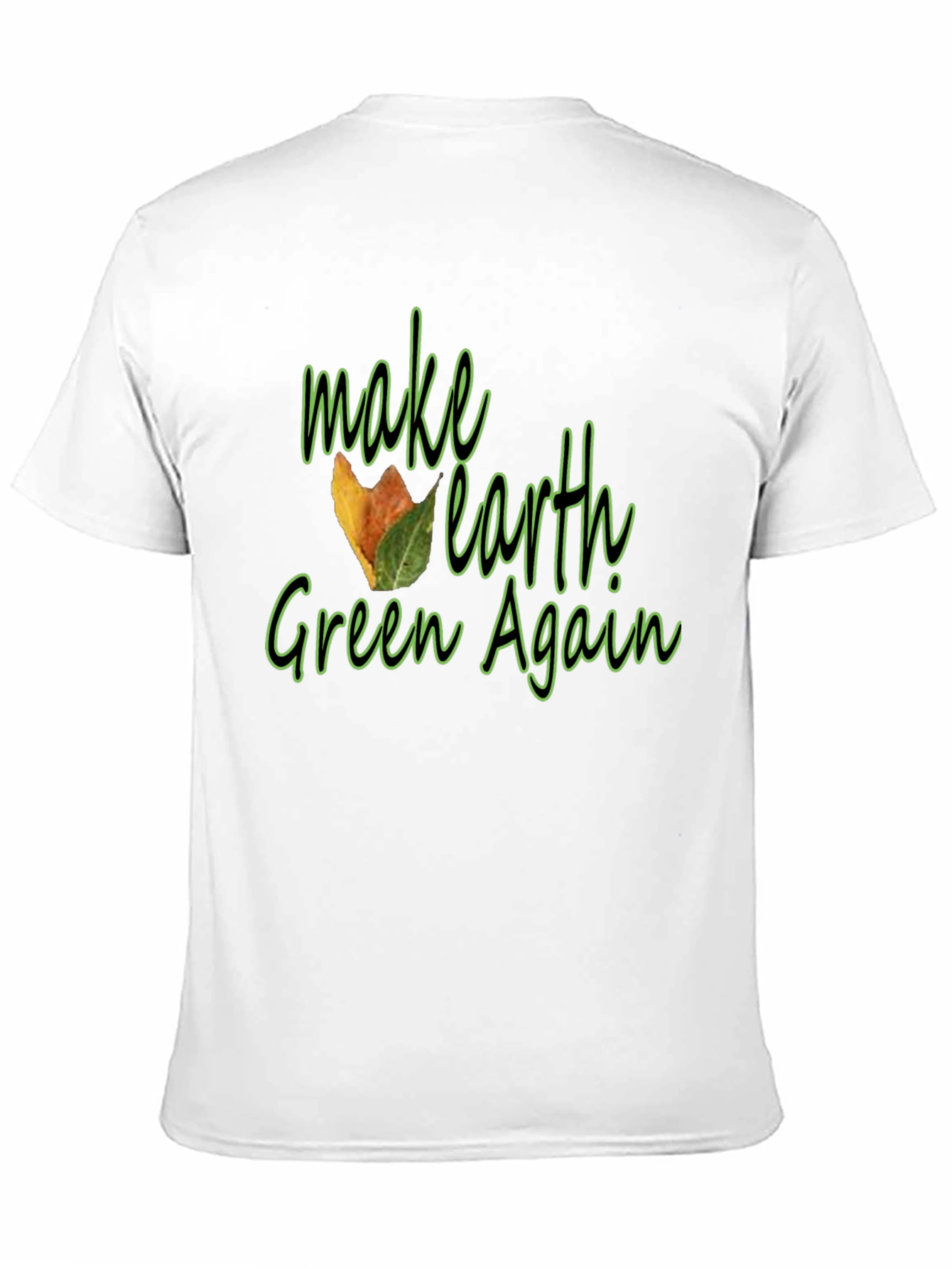 Make Earth Green Again Black T-Shirt