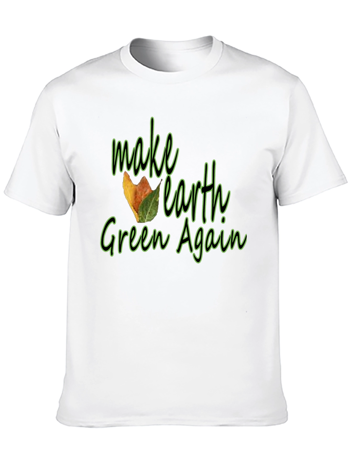 Make Earth Green Again Black T-Shirt