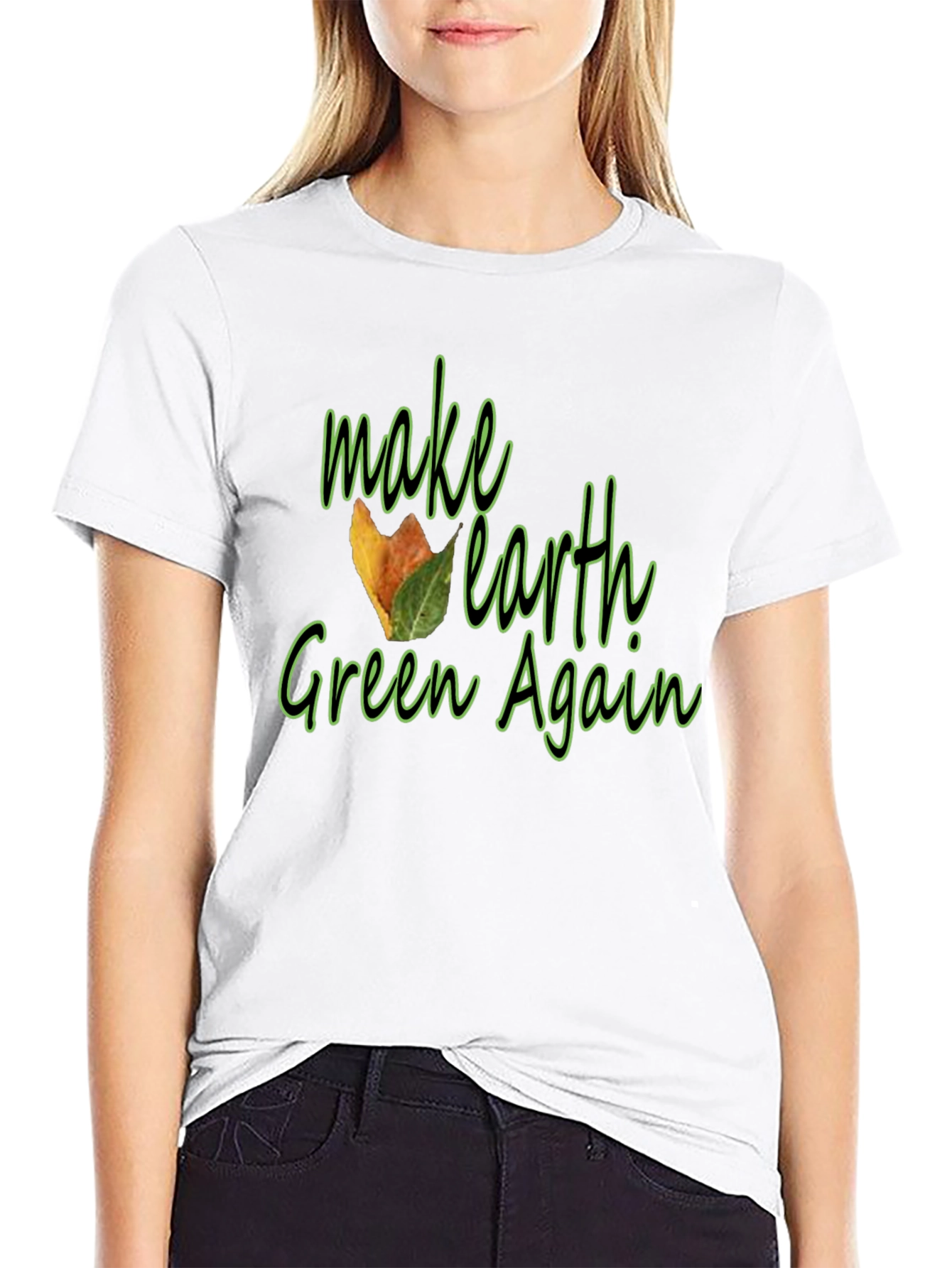 Make Earth Green Again Black T-Shirt