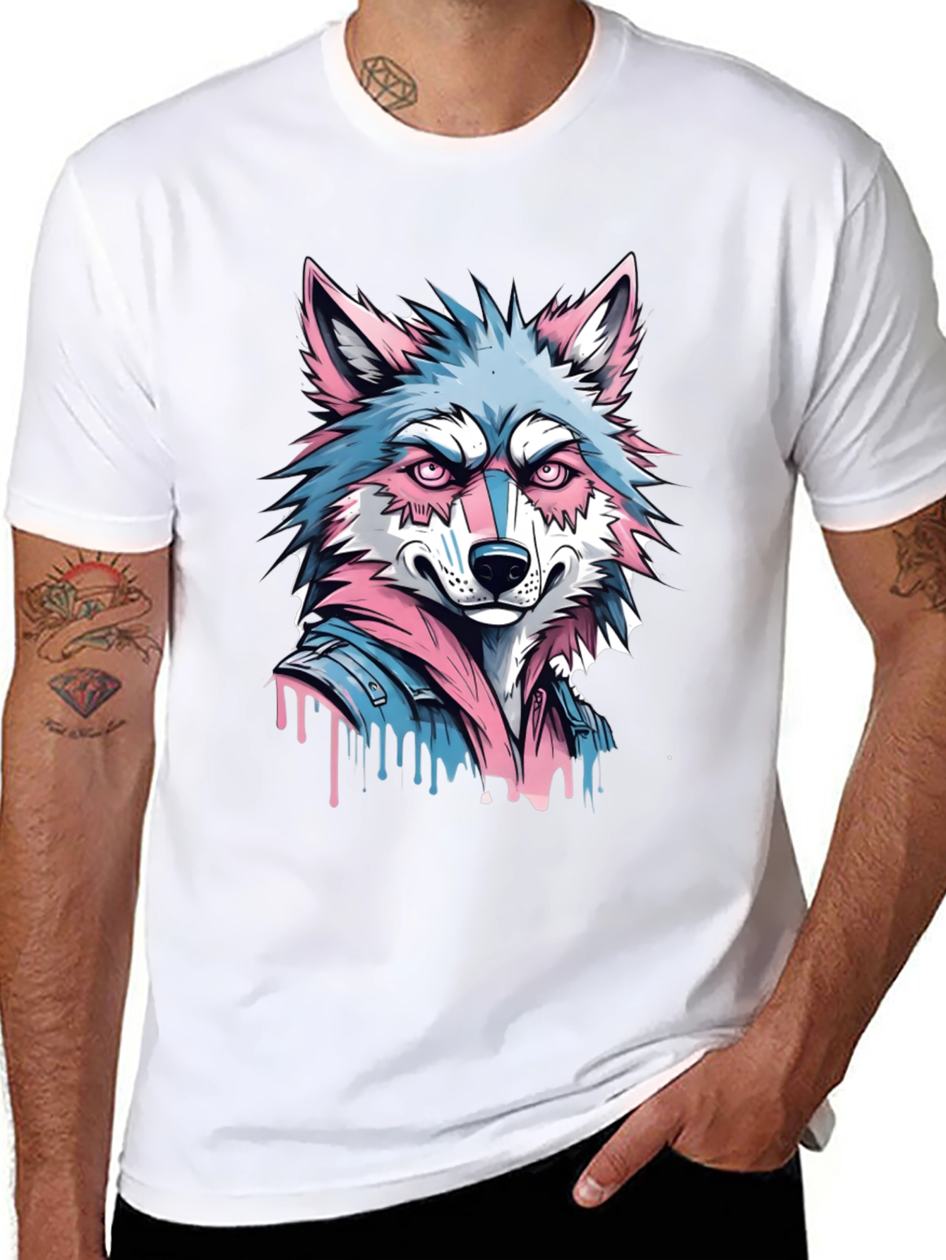 Transgender Pride Wolf T-Shirt