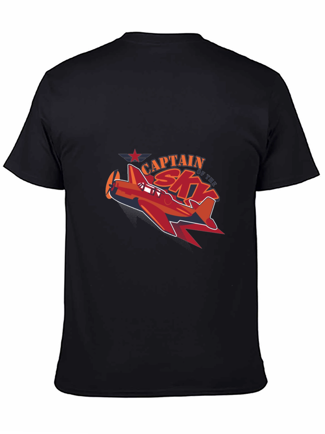 Captain Sky Plane Graphic T-Shirt