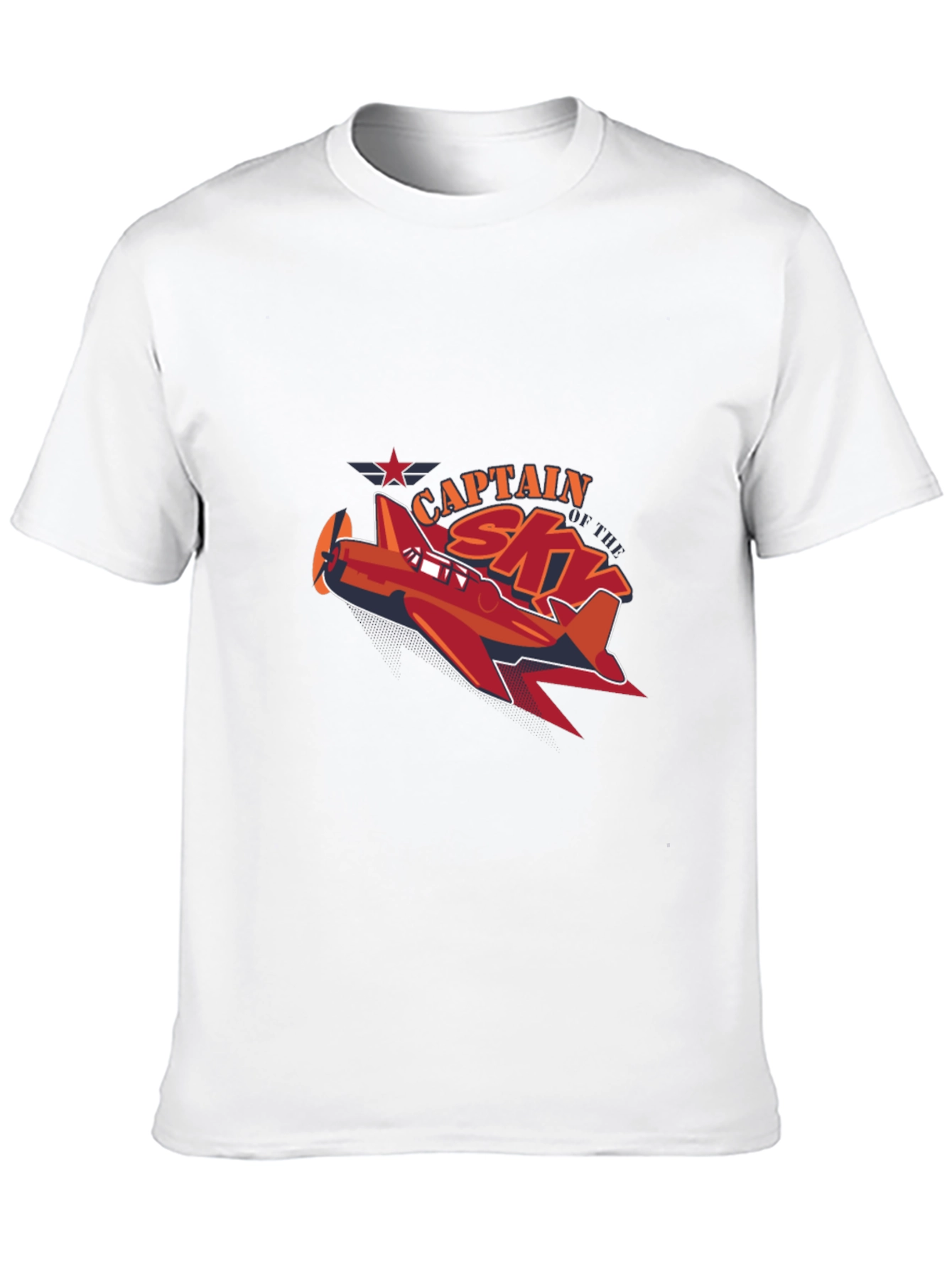 Captain Sky Plane Graphic T-Shirt