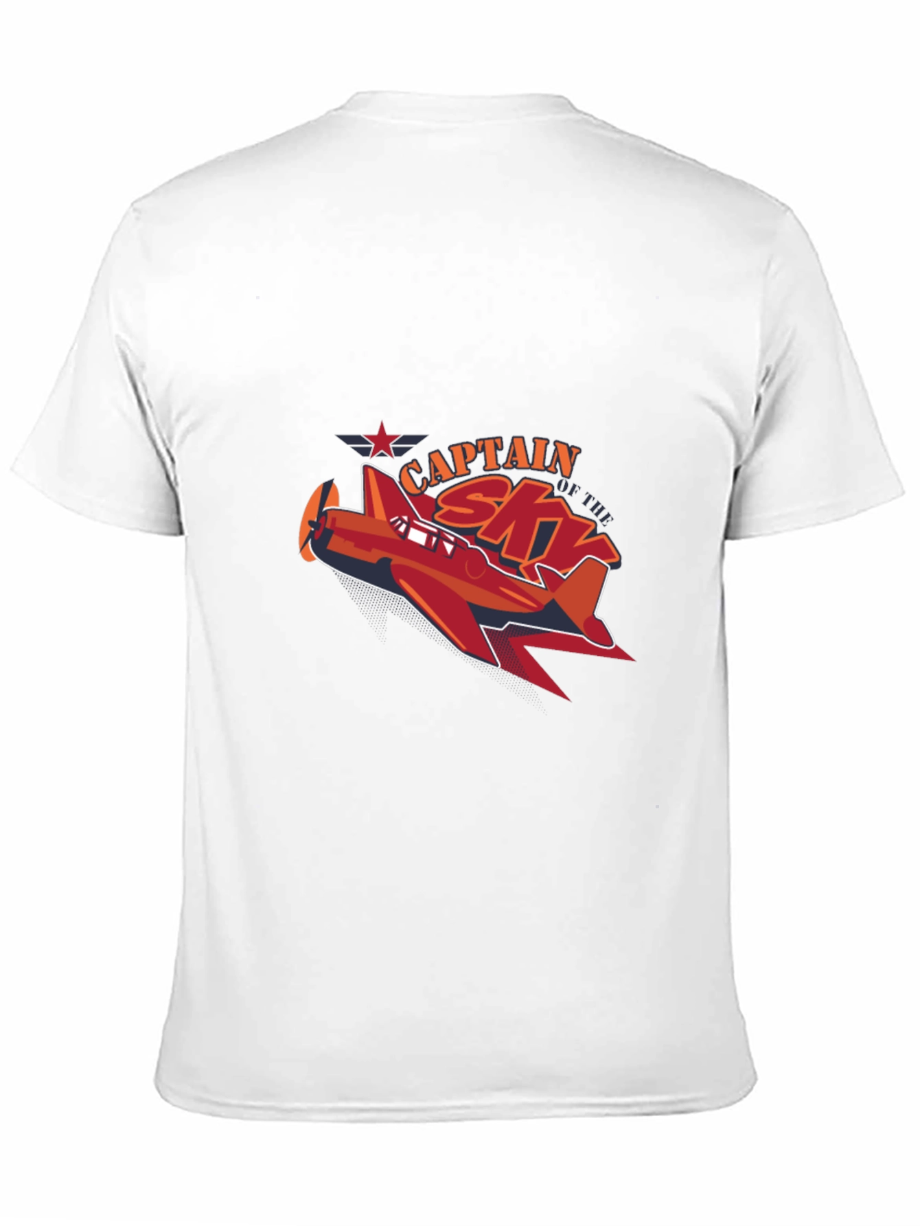 Captain Sky Plane Graphic T-Shirt