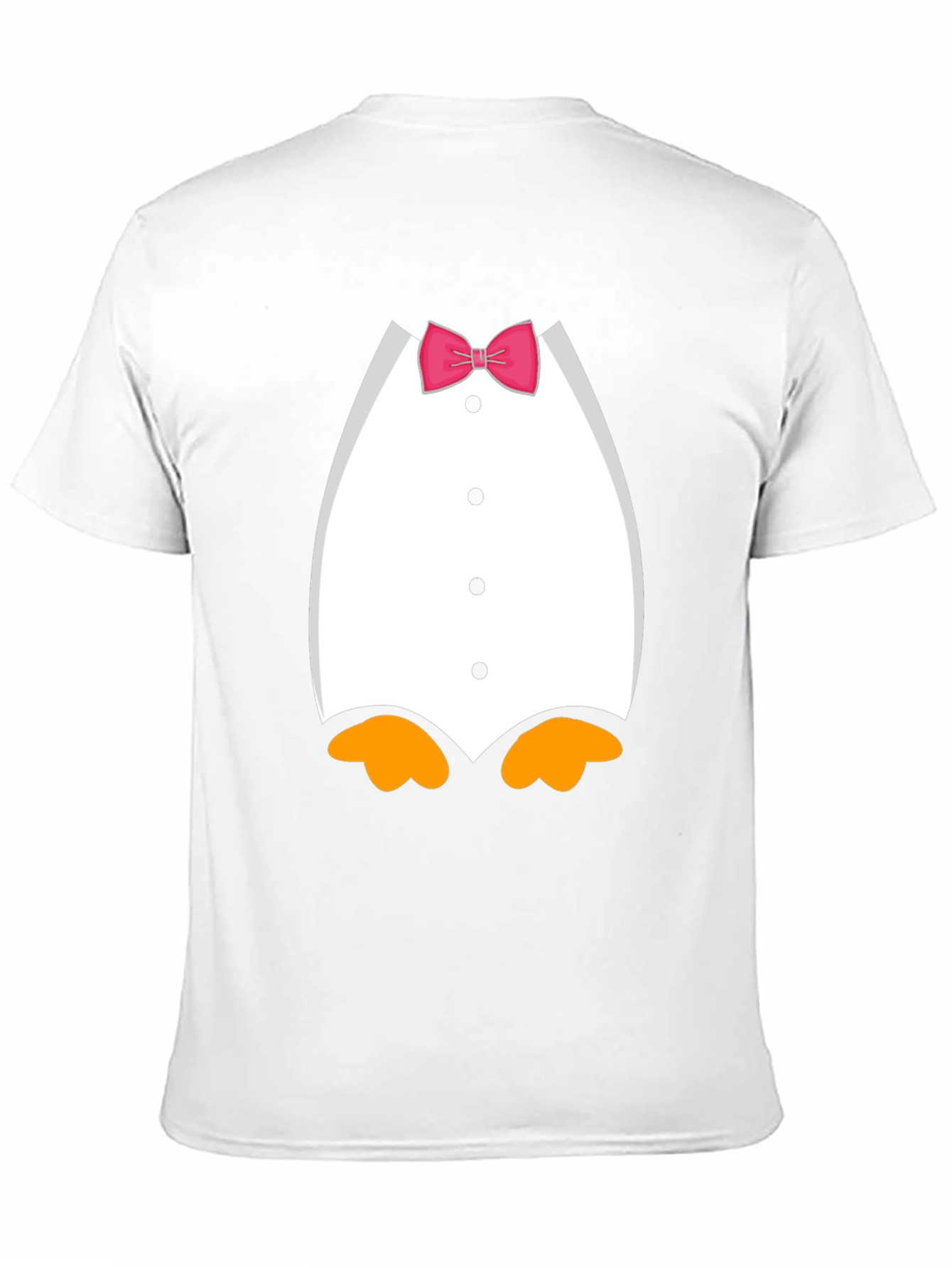 Penguin Tuxedo Bow Tie Novelty Graphic T-Shirt