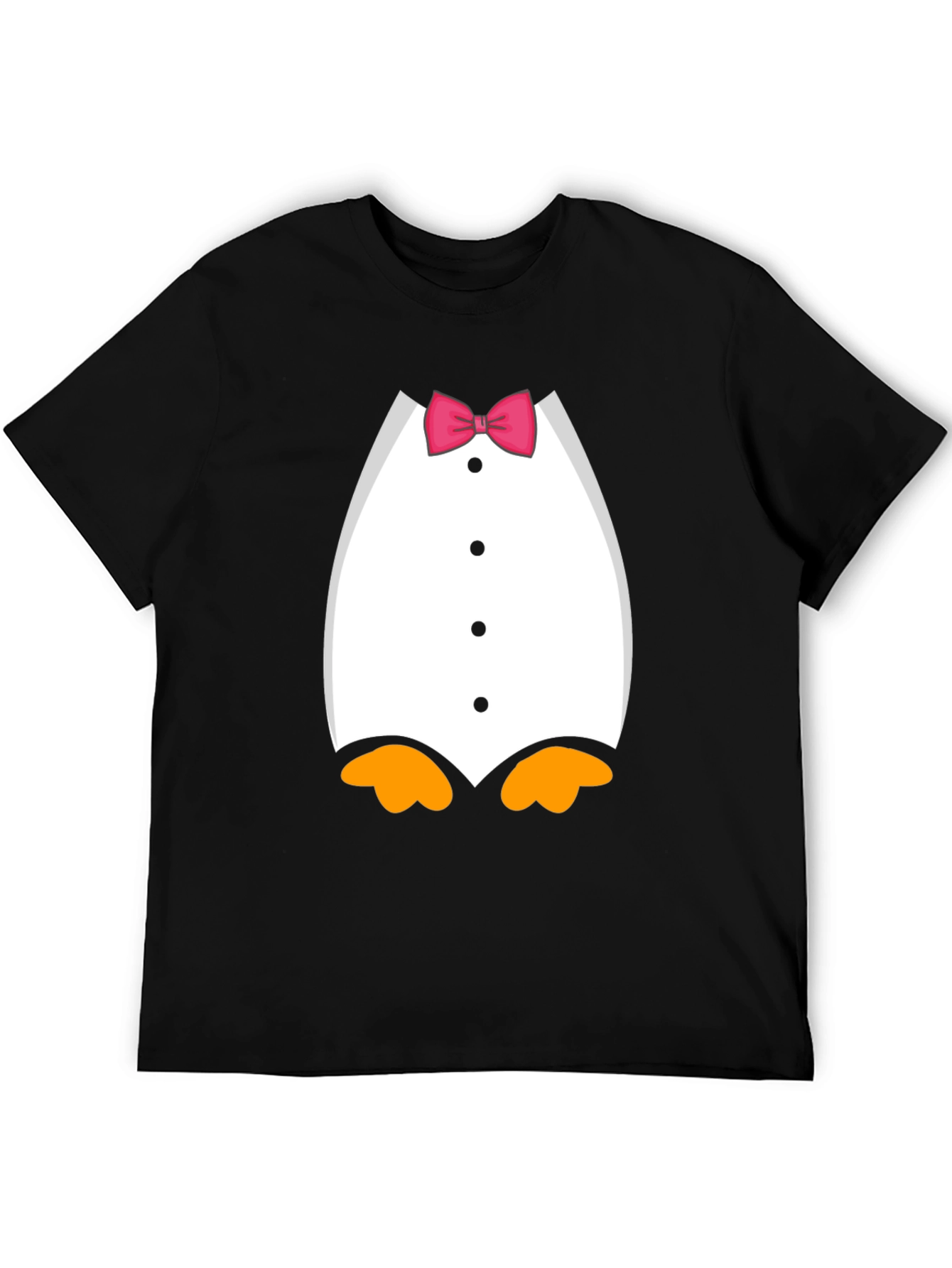 Penguin Tuxedo Bow Tie Novelty Graphic T-Shirt