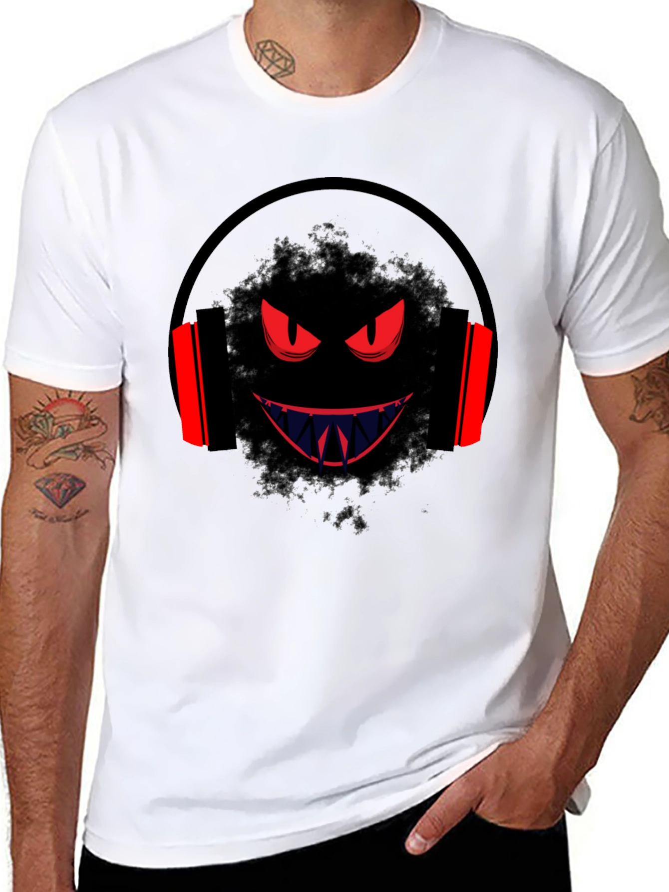 Monster DJ Graphic Tee - Black