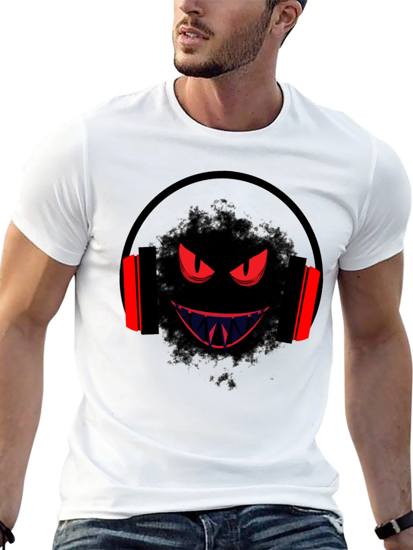 Monster DJ Graphic Tee - Black