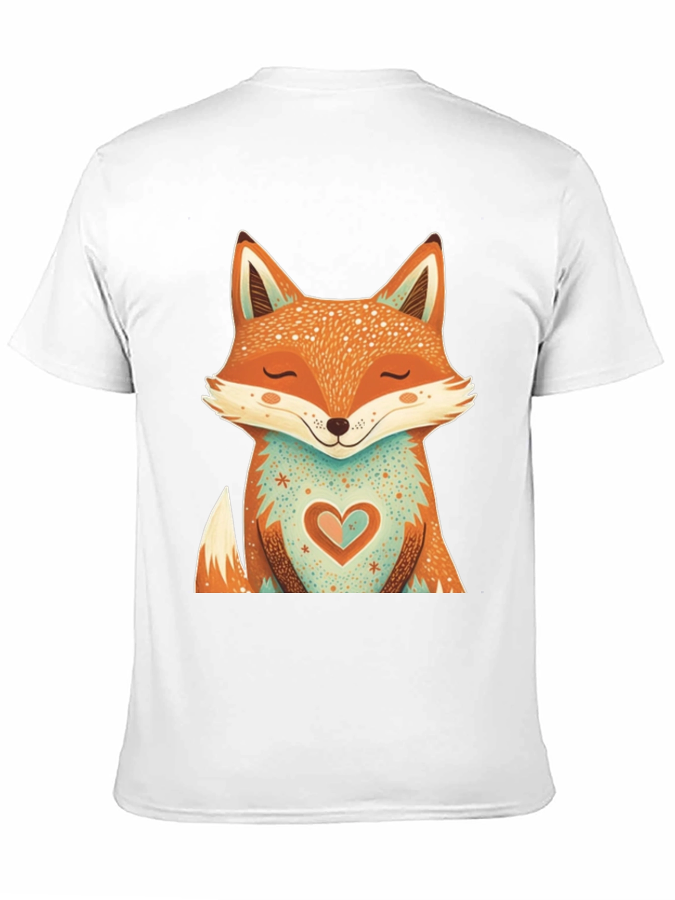 Fox Heart Graphic Tee - Comfort & Style