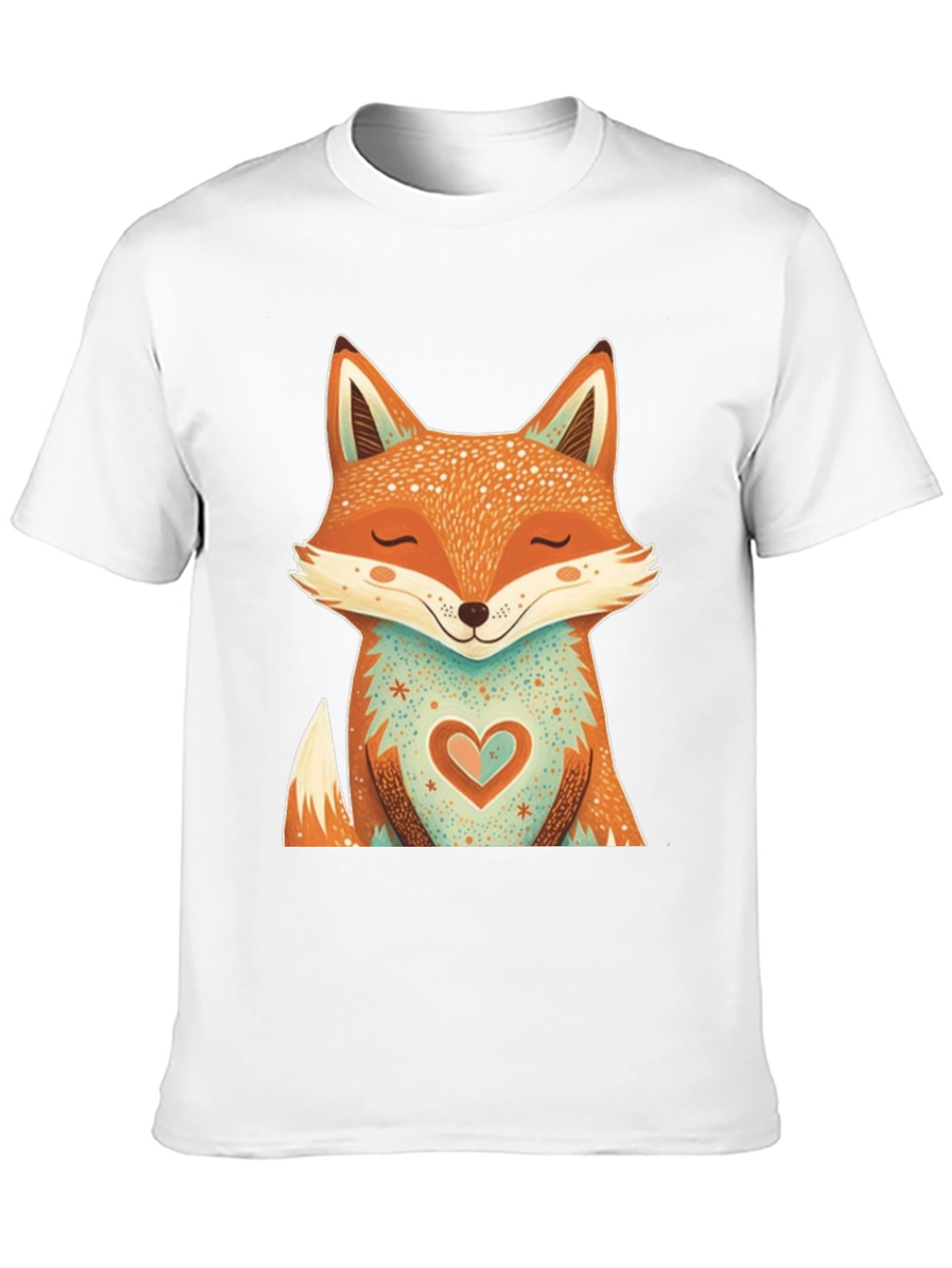 Fox Heart Graphic Tee - Comfort & Style
