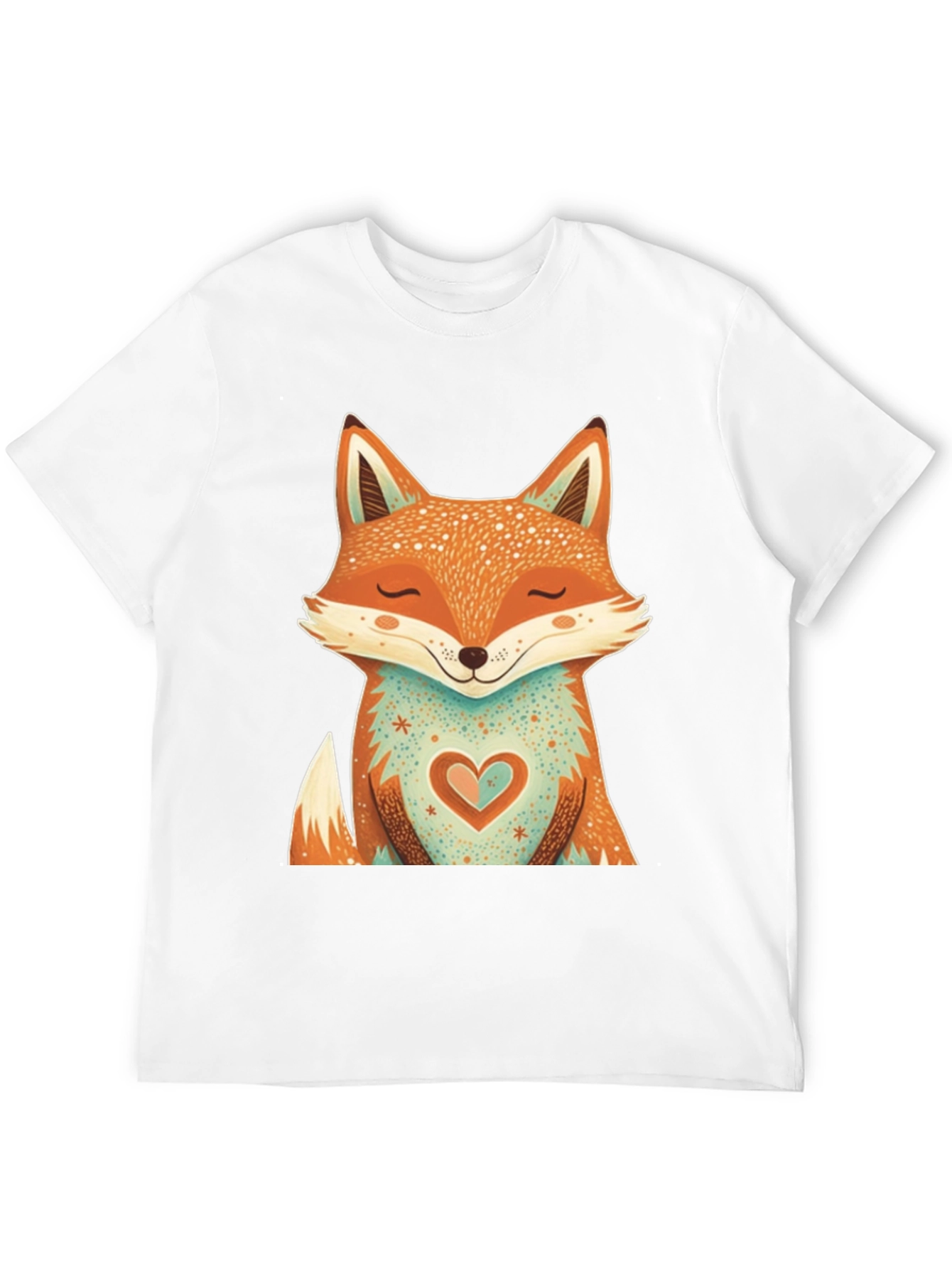 Fox Heart Graphic Tee - Comfort & Style