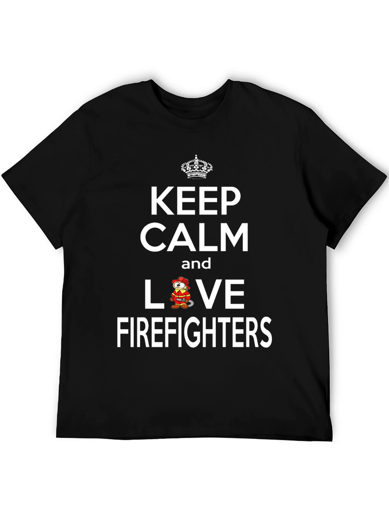 Keep Calm Love Firefighters T-Shirt