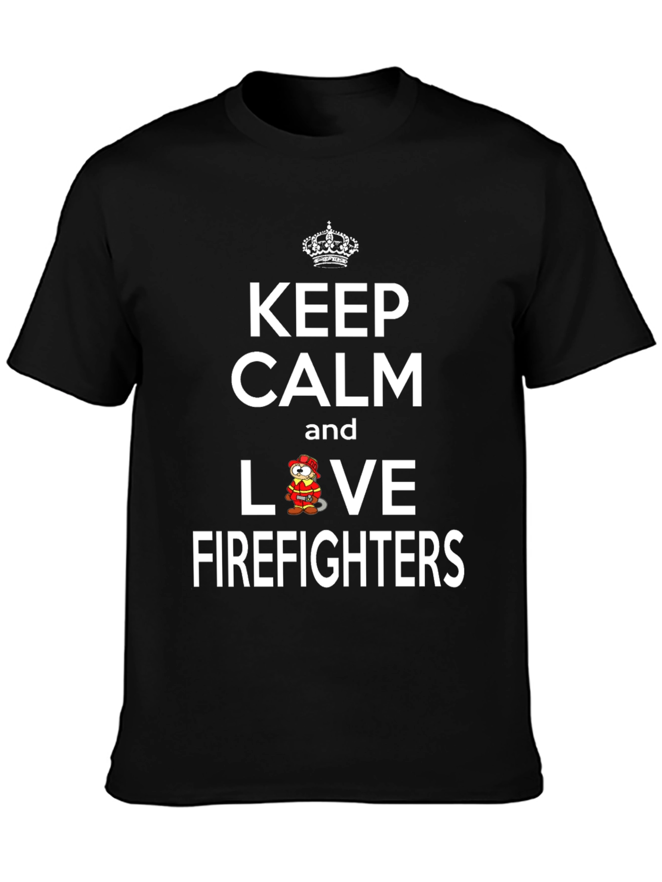 Keep Calm Love Firefighters T-Shirt