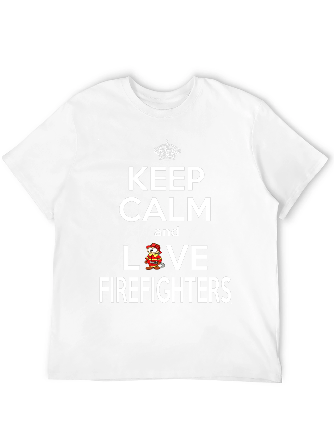 Keep Calm Love Firefighters T-Shirt