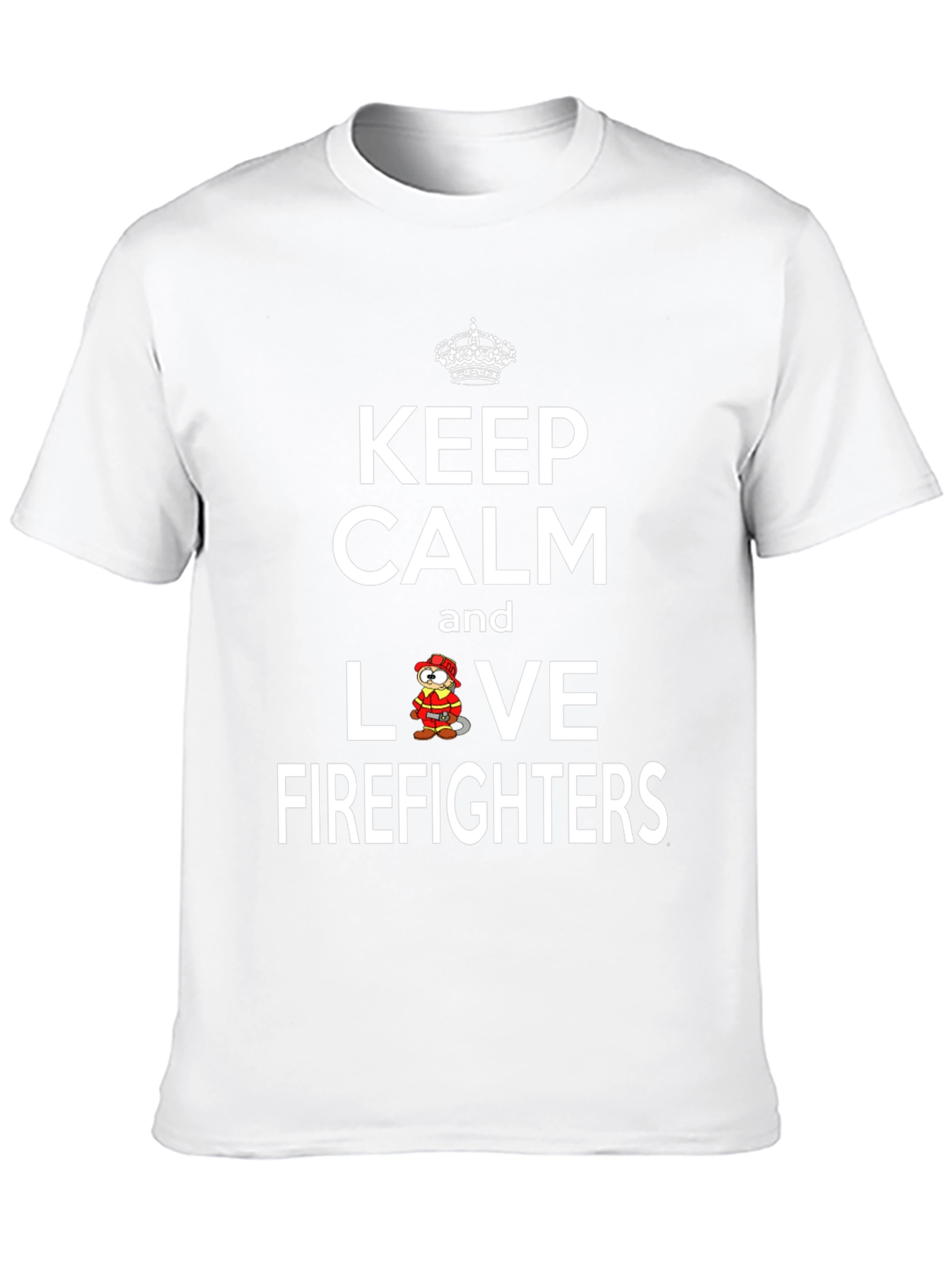 Keep Calm Love Firefighters T-Shirt