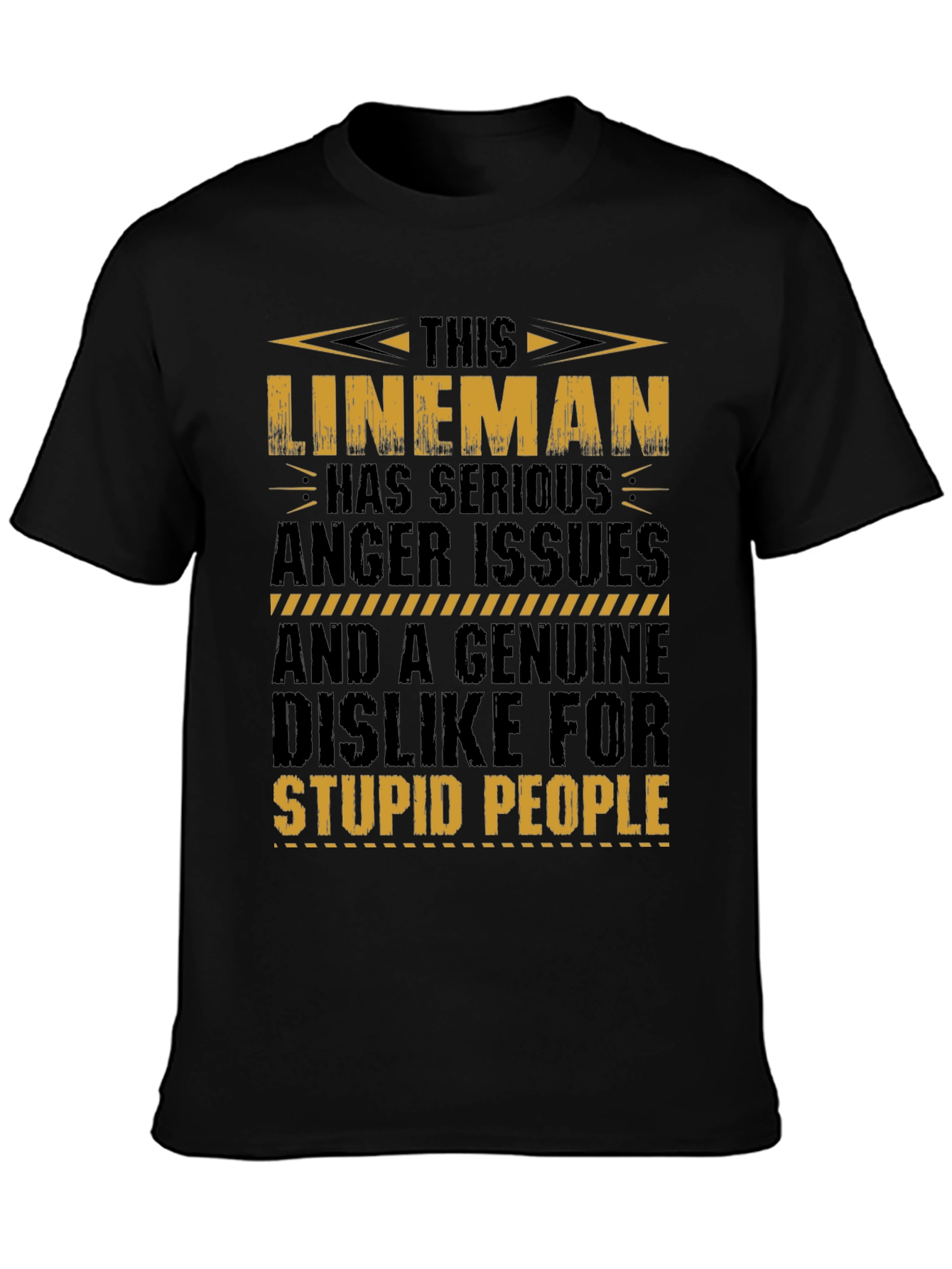 Lineman Anger Issues Graphic T-Shirt