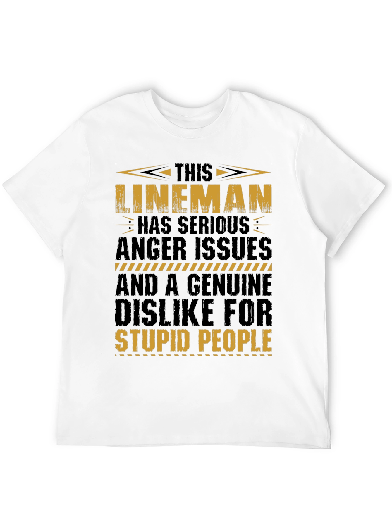 Lineman Anger Issues Graphic T-Shirt