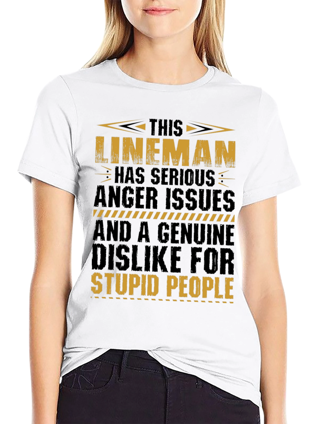 Lineman Anger Issues Graphic T-Shirt