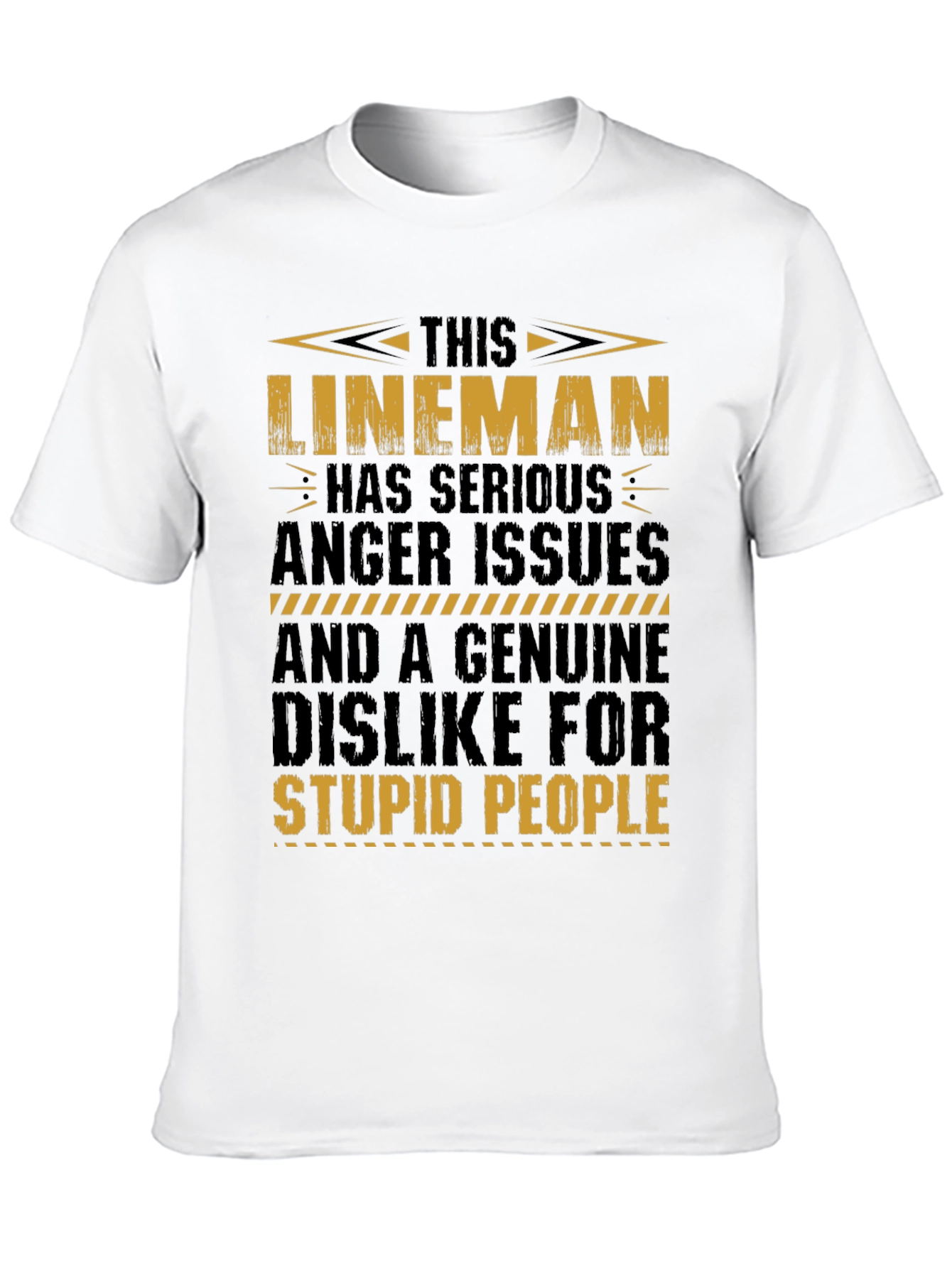 Lineman Anger Issues Graphic T-Shirt