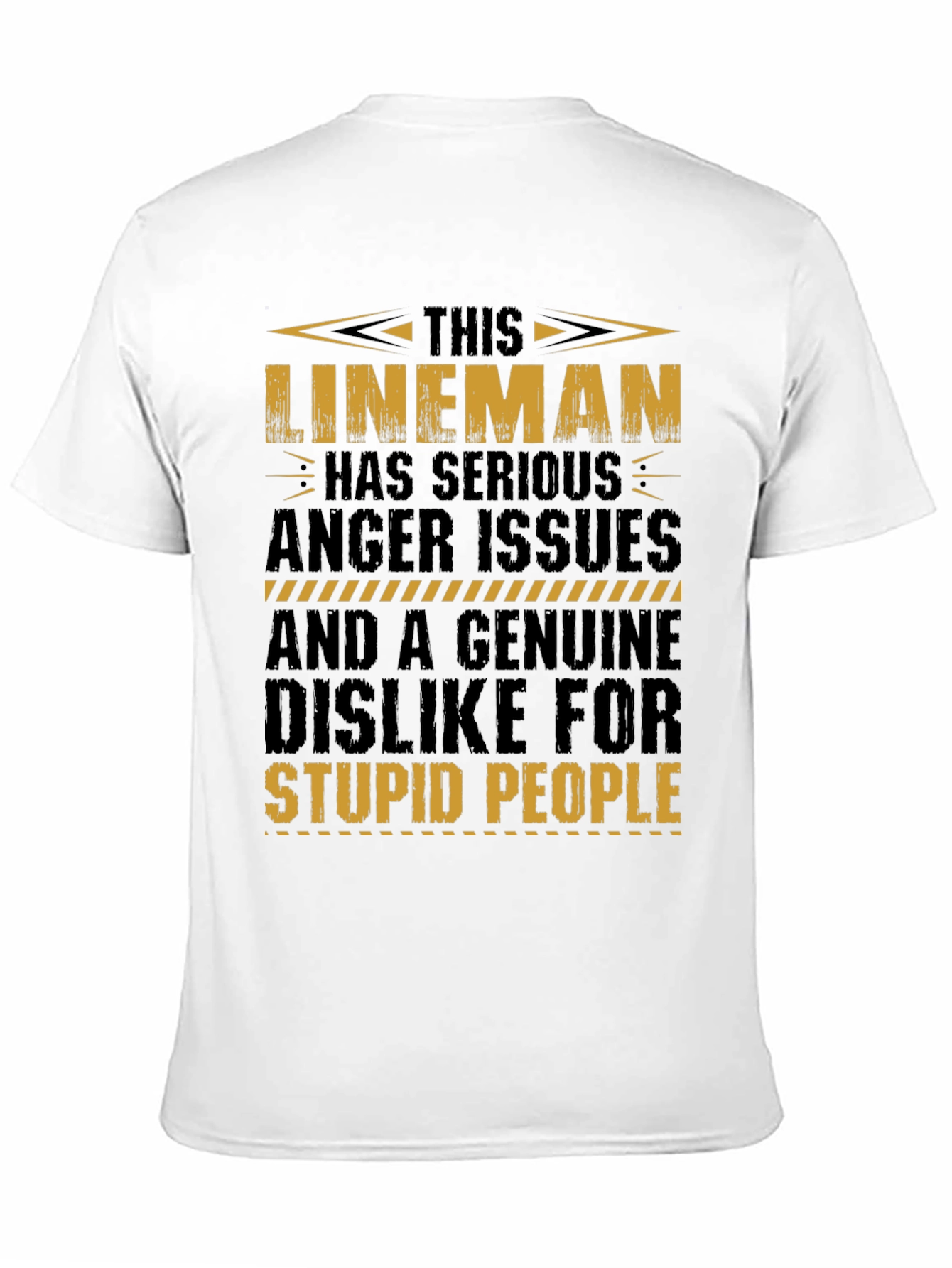 Lineman Anger Issues Graphic T-Shirt