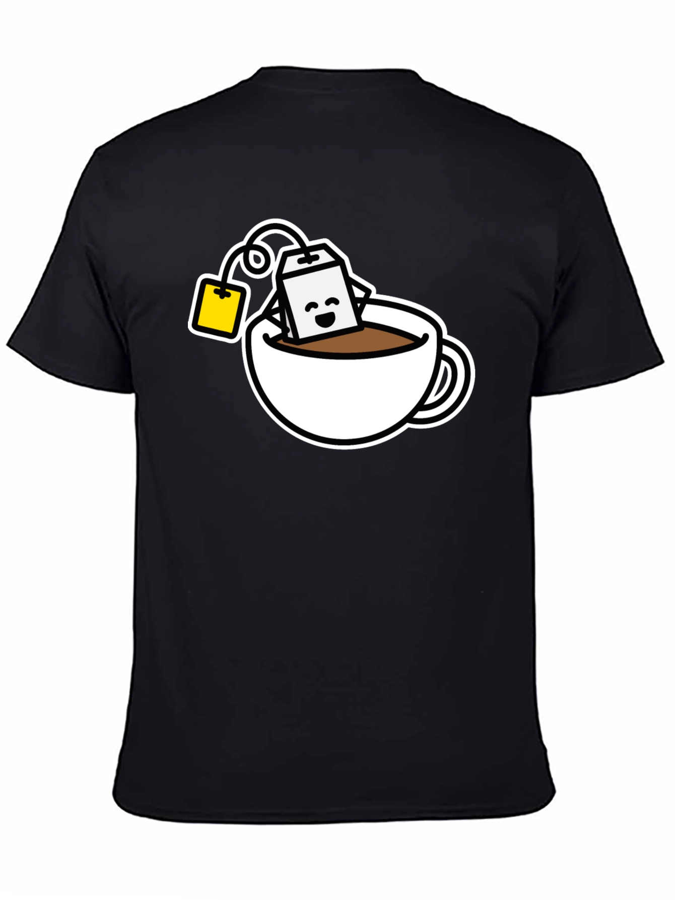 Cute Tea Time T-Shirt - Black