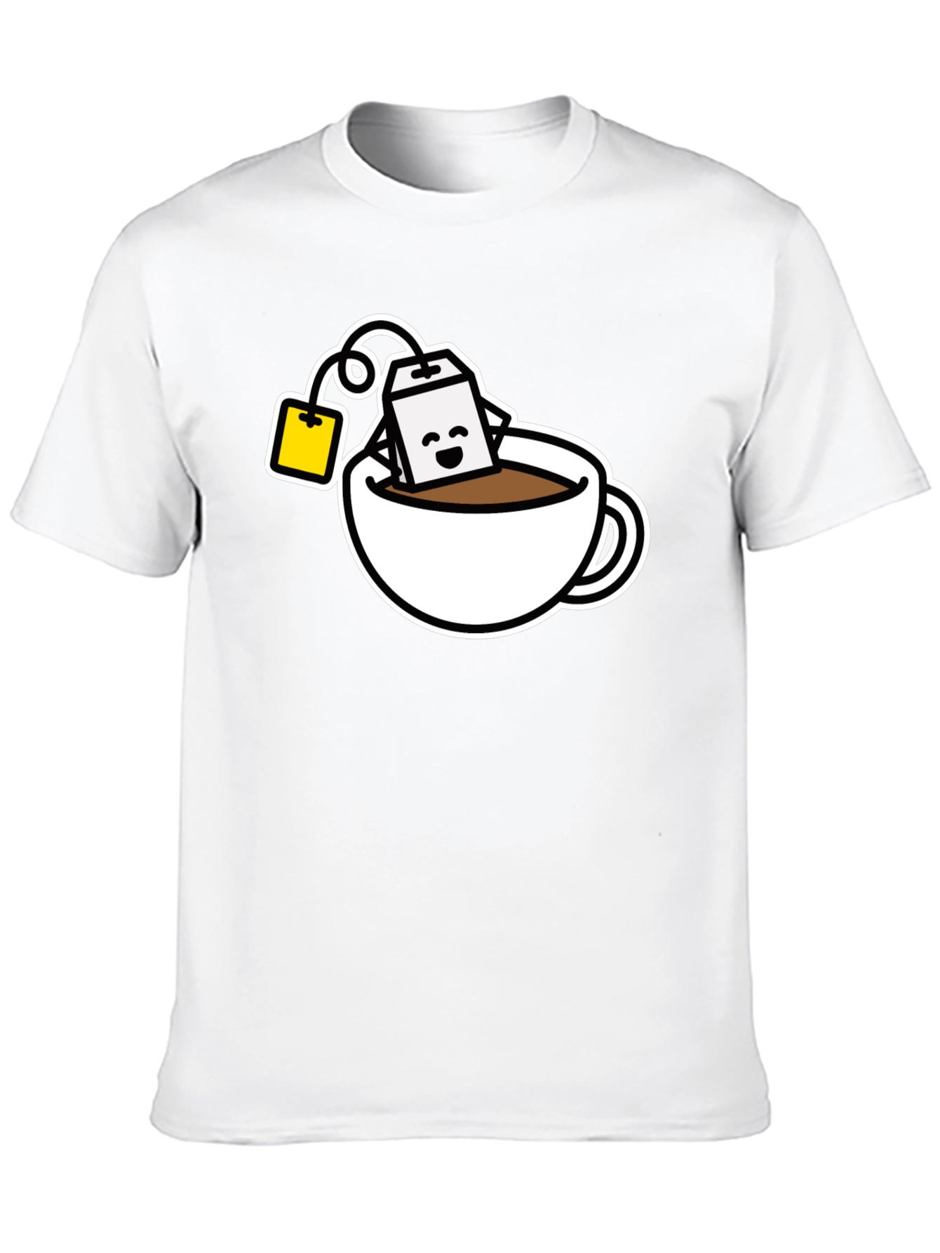 Cute Tea Time T-Shirt - Black