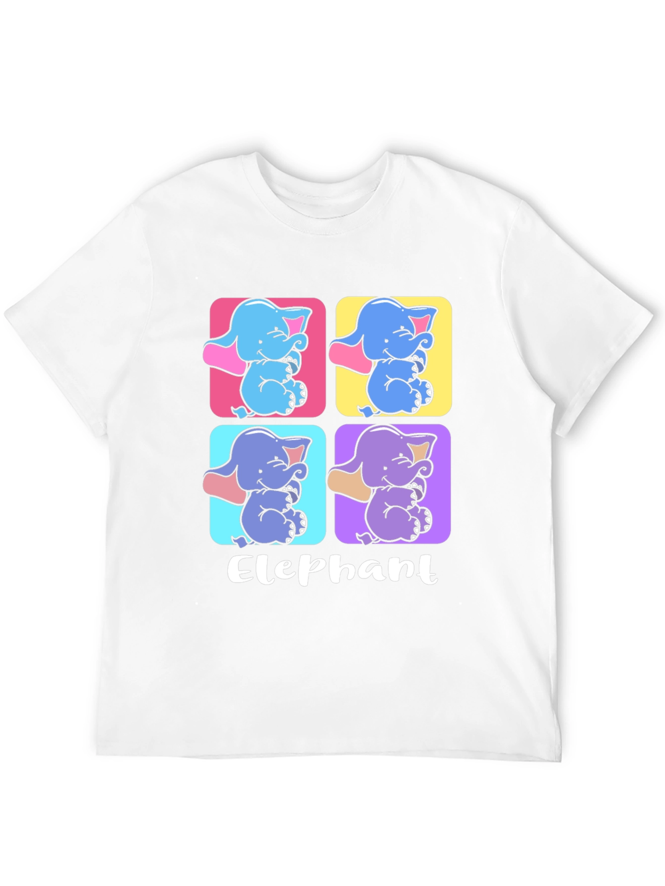 Cute Elephant Pop Art T-Shirt