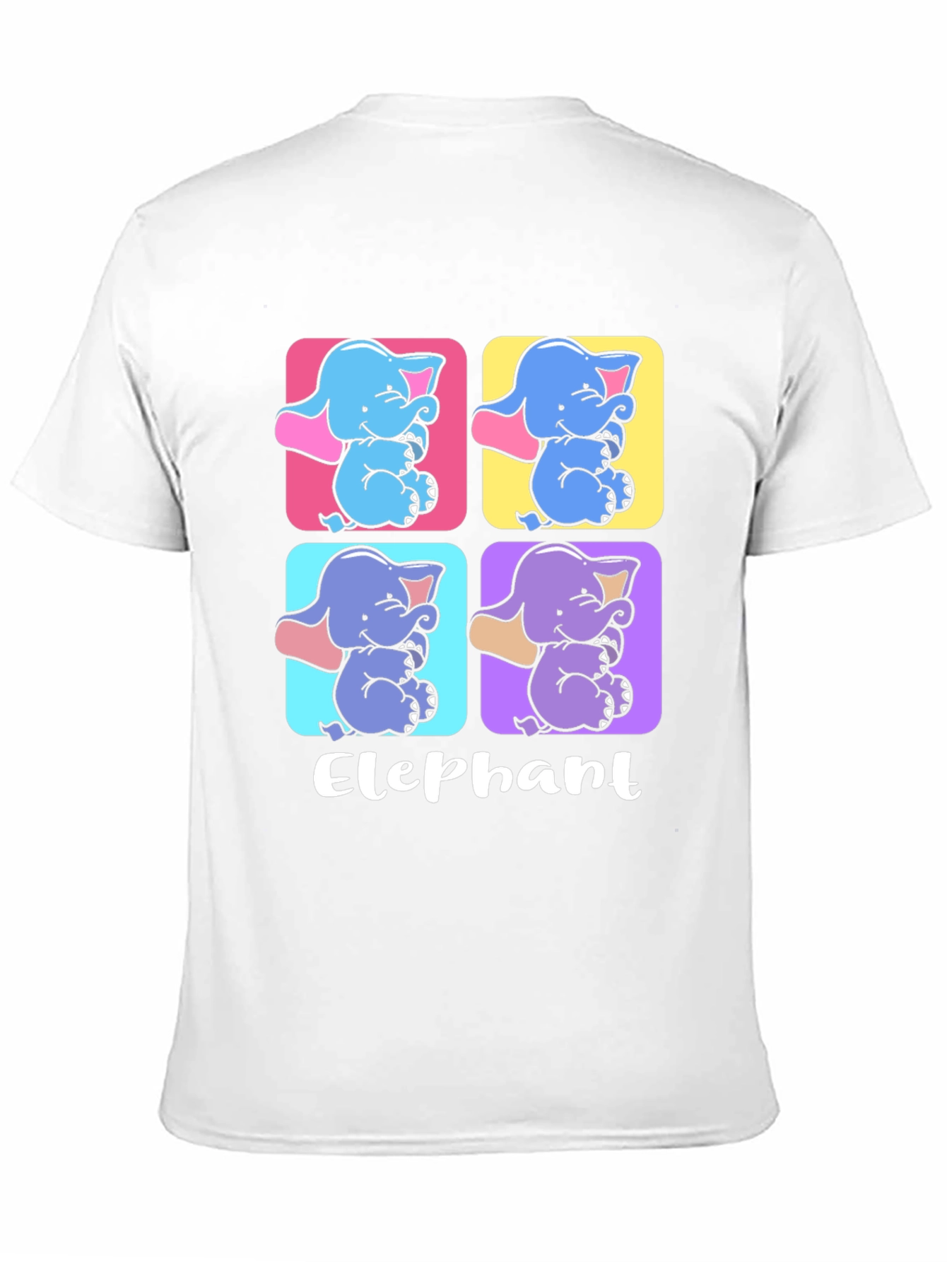 Cute Elephant Pop Art T-Shirt