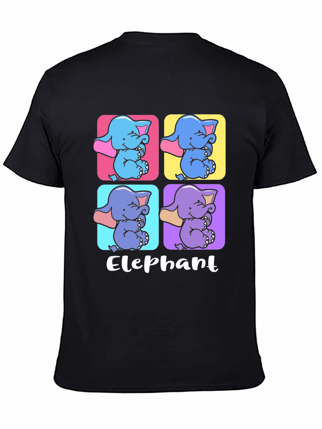 Cute Elephant Pop Art T-Shirt