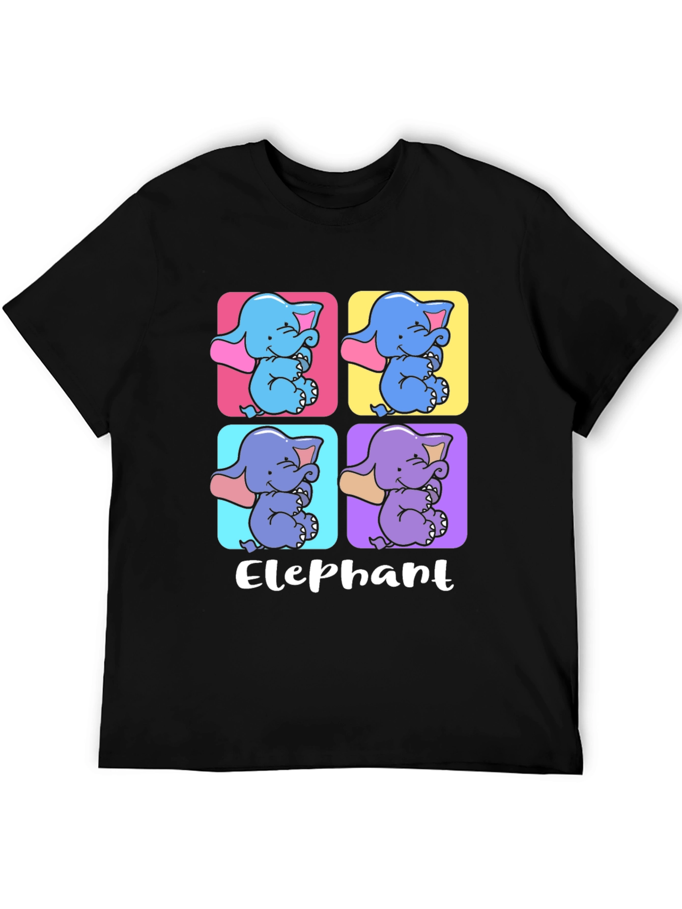 Cute Elephant Pop Art T-Shirt