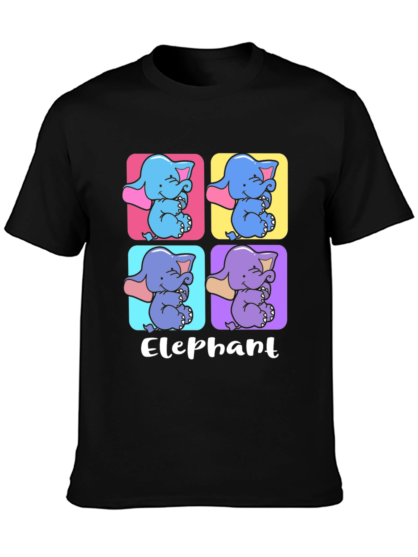 Cute Elephant Pop Art T-Shirt