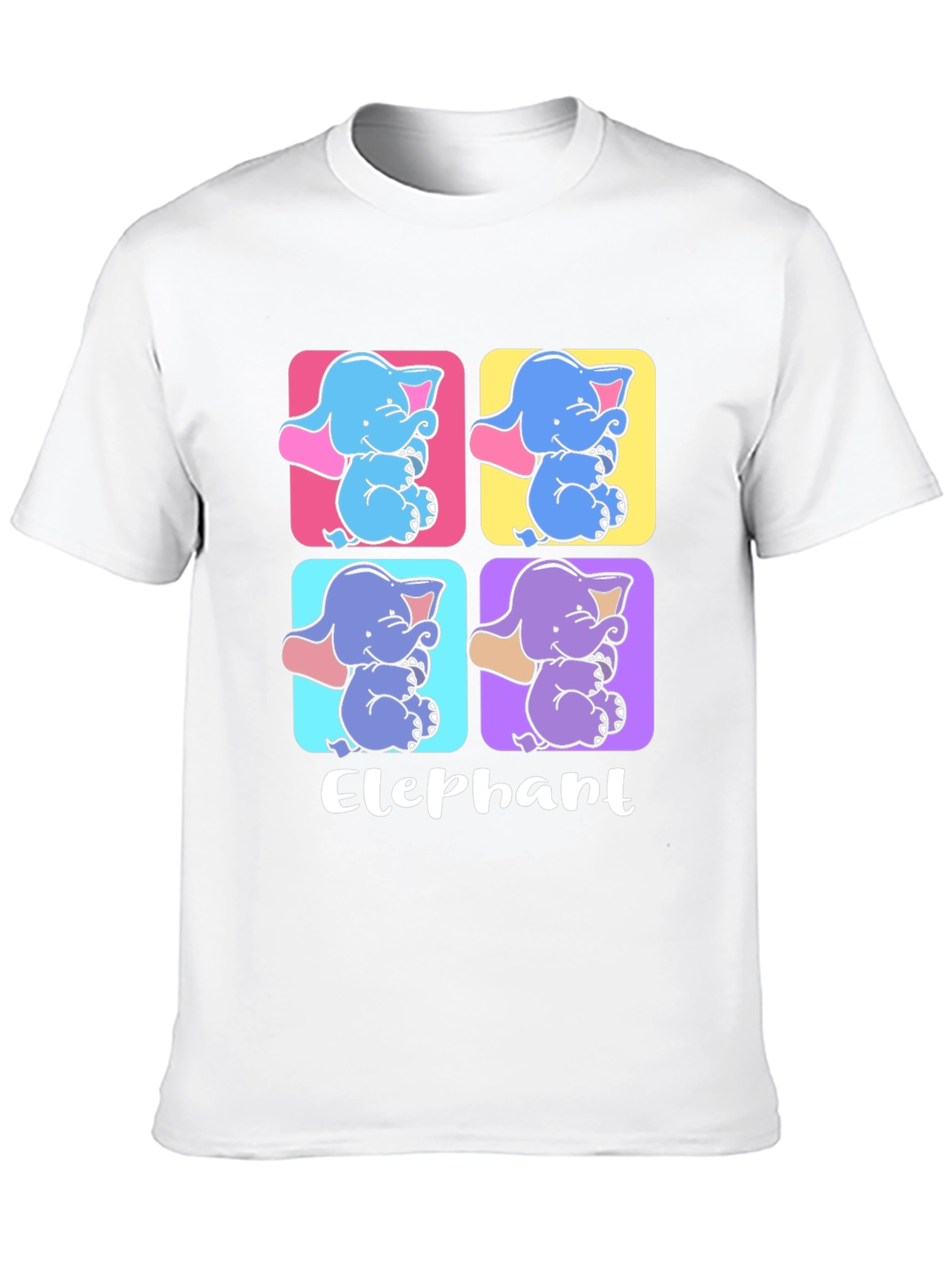 Cute Elephant Pop Art T-Shirt