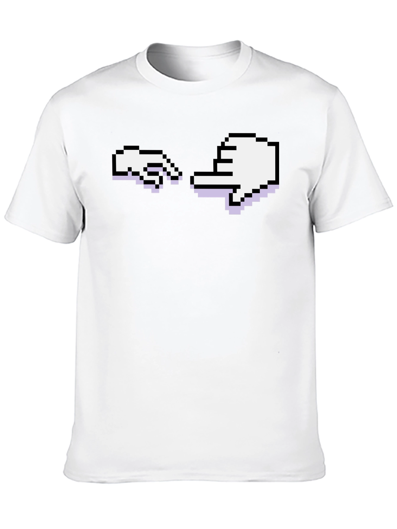 Pixel Hand Creation T-Shirt - Retro Gaming Tee