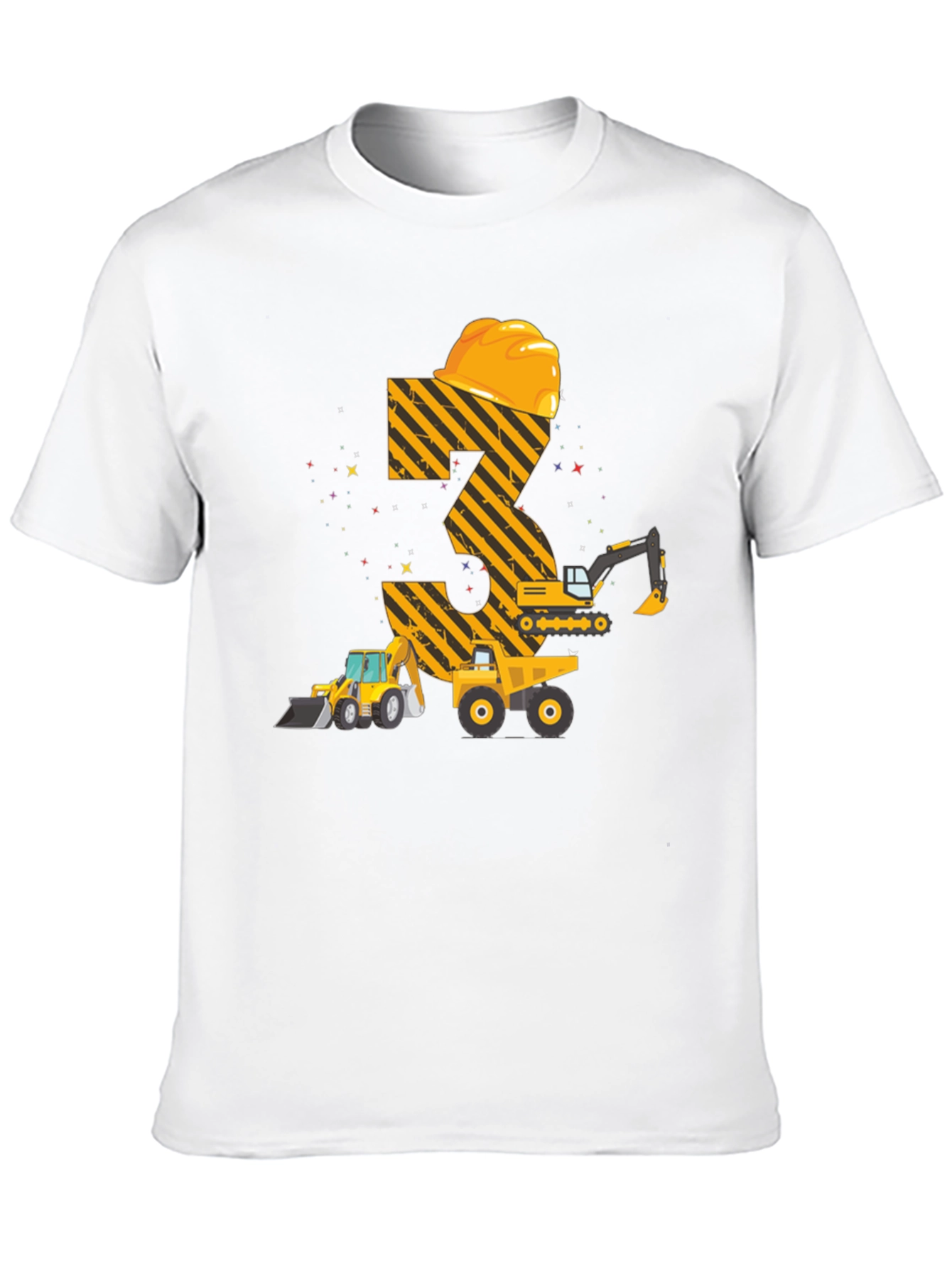 Construction 3rd Birthday Boy T-Shirt