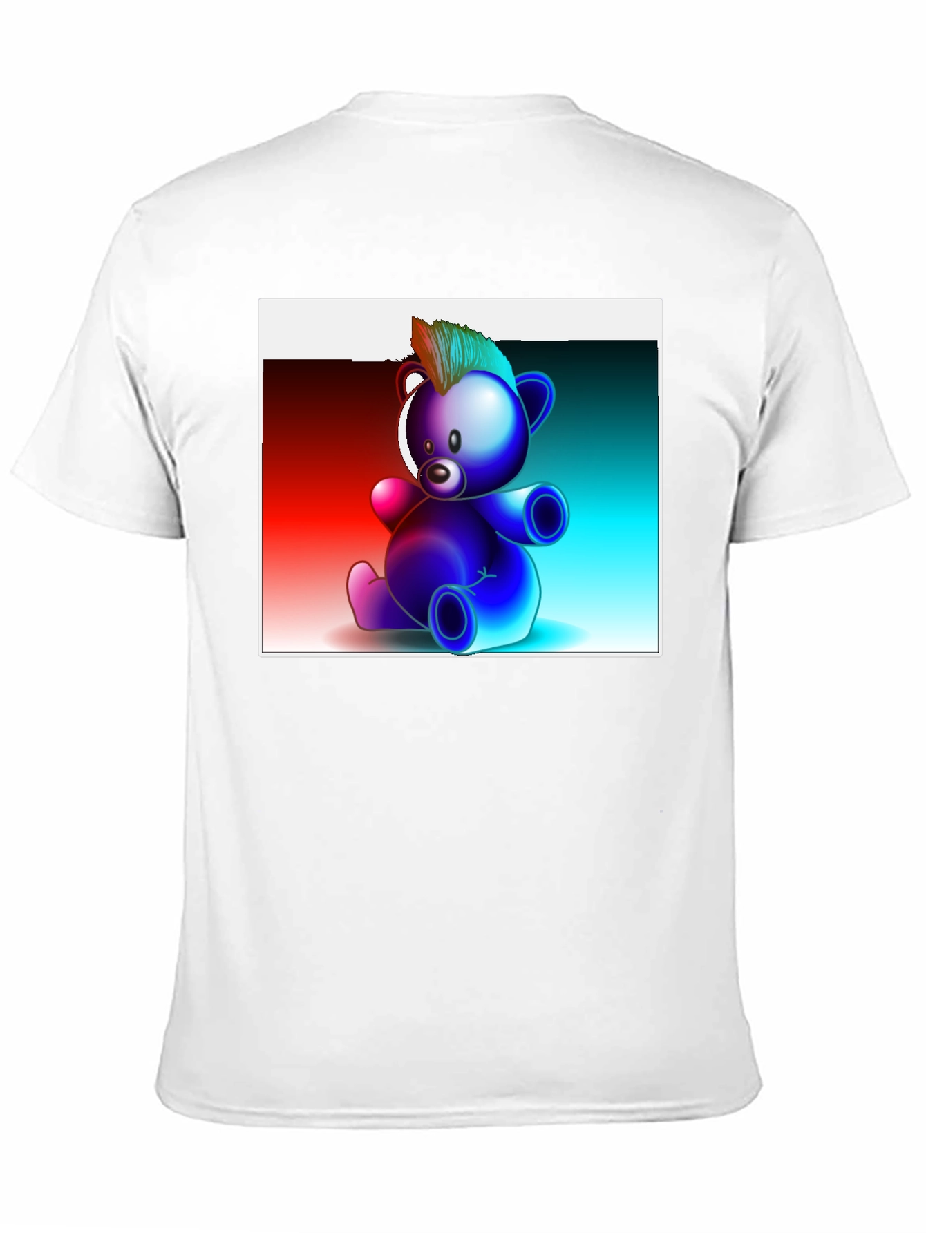 Cool Graphic Bear T-Shirt - Black
