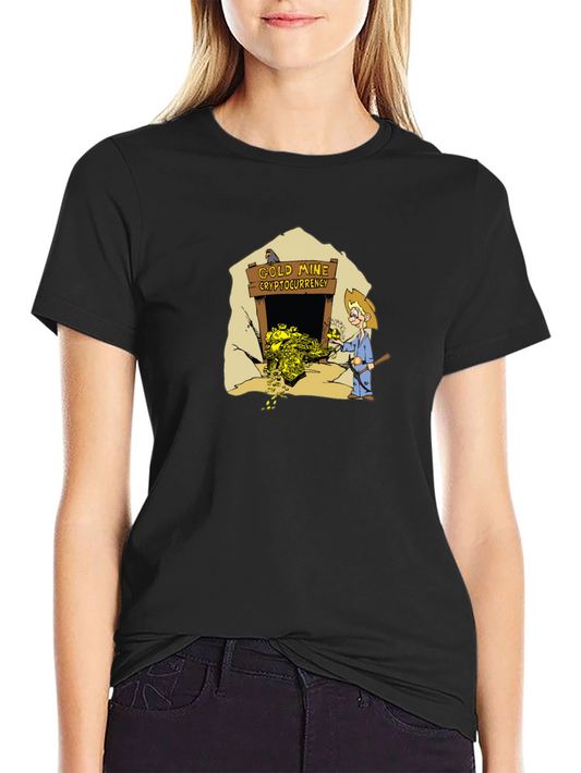 Crypto Gold Mine Graphic T-Shirt