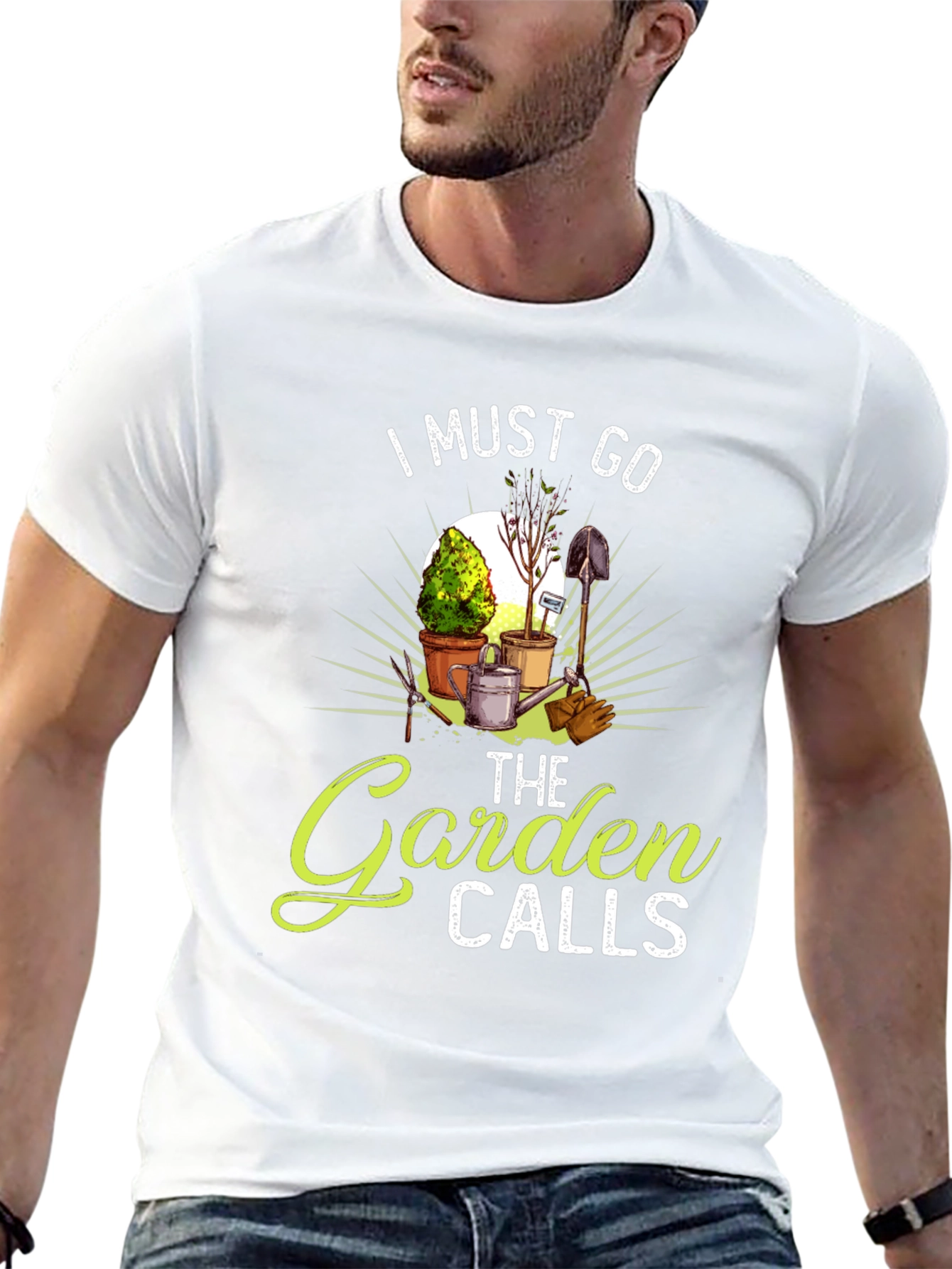 The Garden Calls Black T-Shirt Gardening Lovers Tee