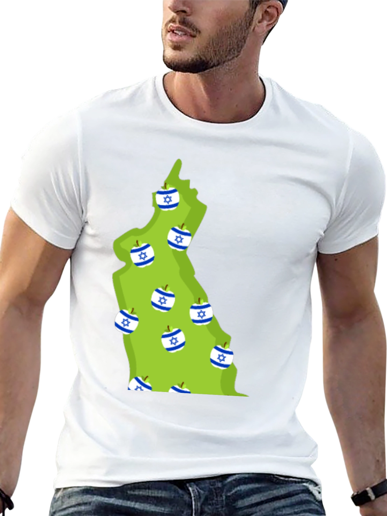 Israel Map Apple T-Shirt