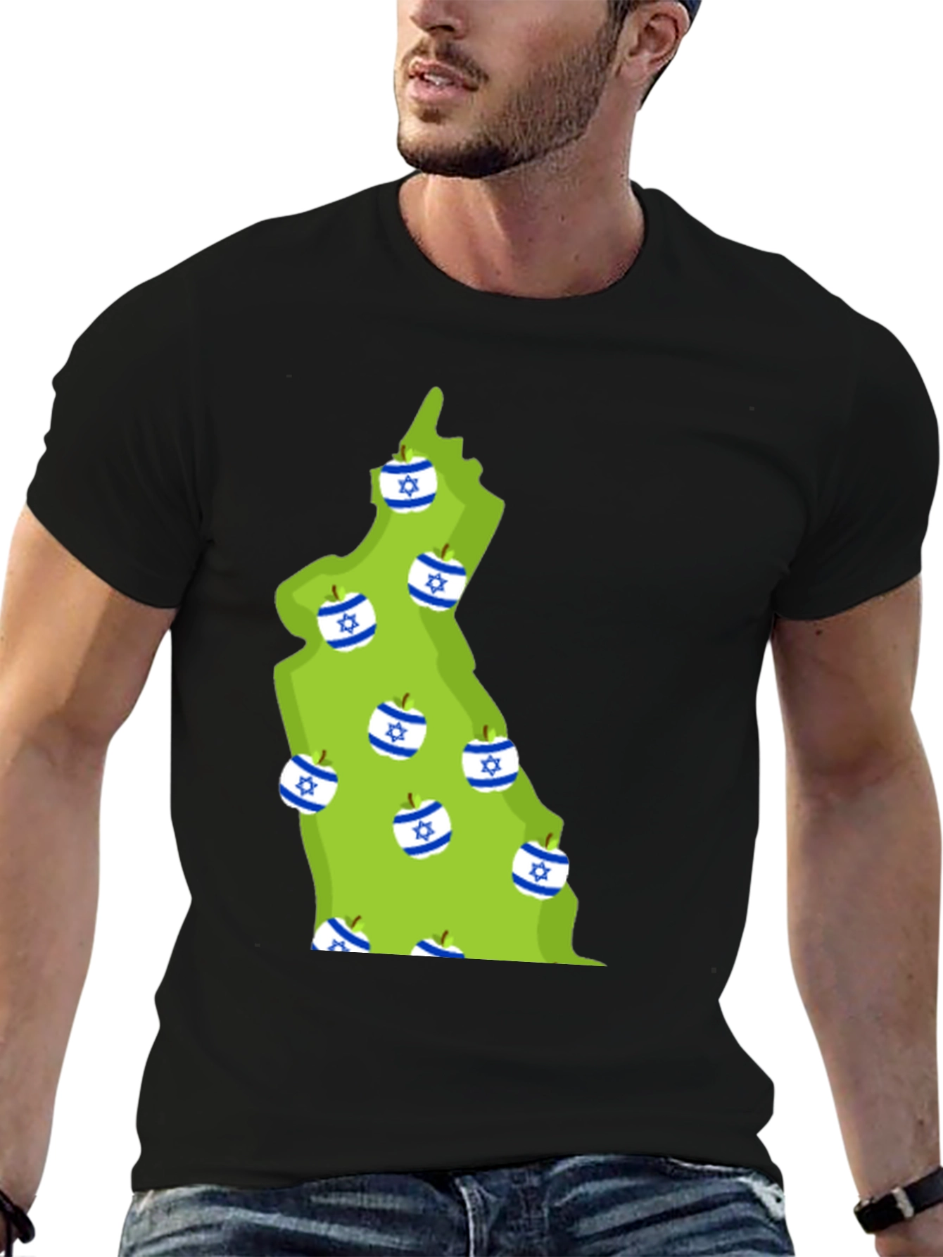 Israel Map Apple T-Shirt